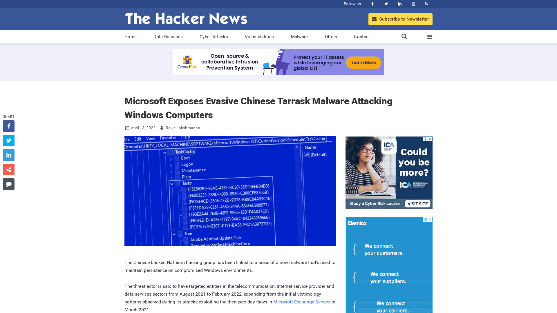 Microsoft Exposes Evasive Chinese Tarrask Malware Attacking Windows Computers