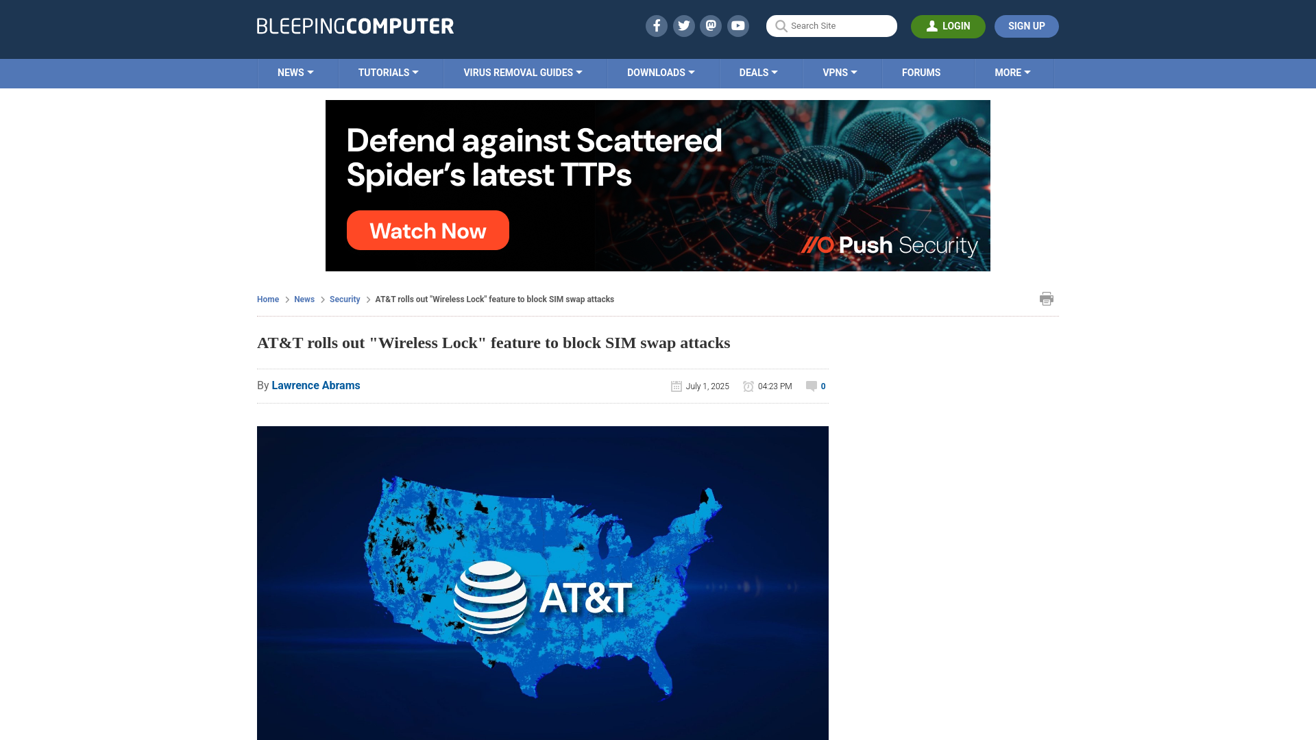AT&T rolls out "Wireless Lock" feature to block SIM swap attacks