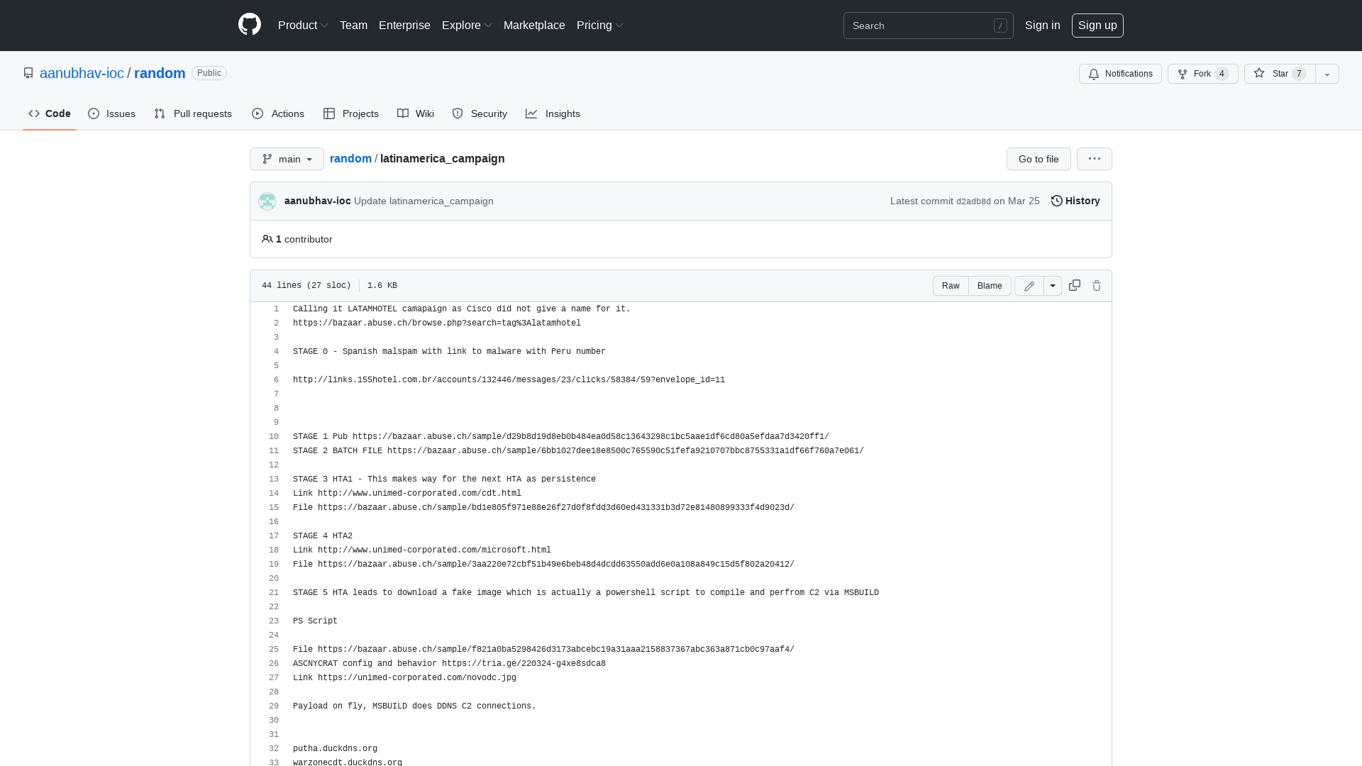 random/latinamerica_campaign at main · aanubhav-ioc/random · GitHub