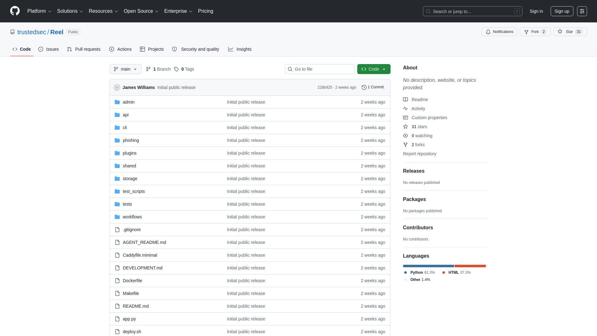 GitHub - trustedsec/Reel · GitHub