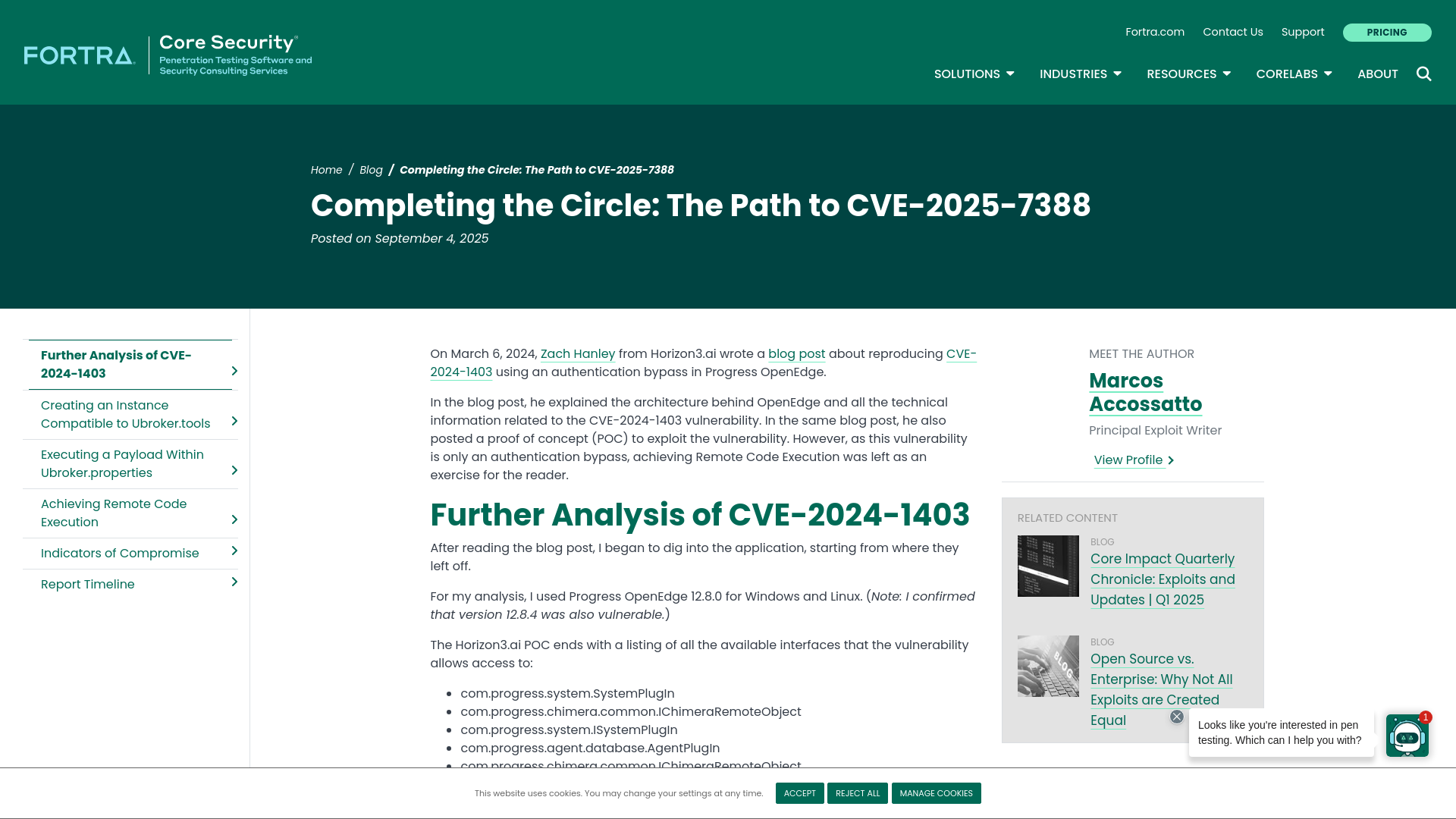 Completing the Circle: The Path to CVE-2025-7388 | Core Security