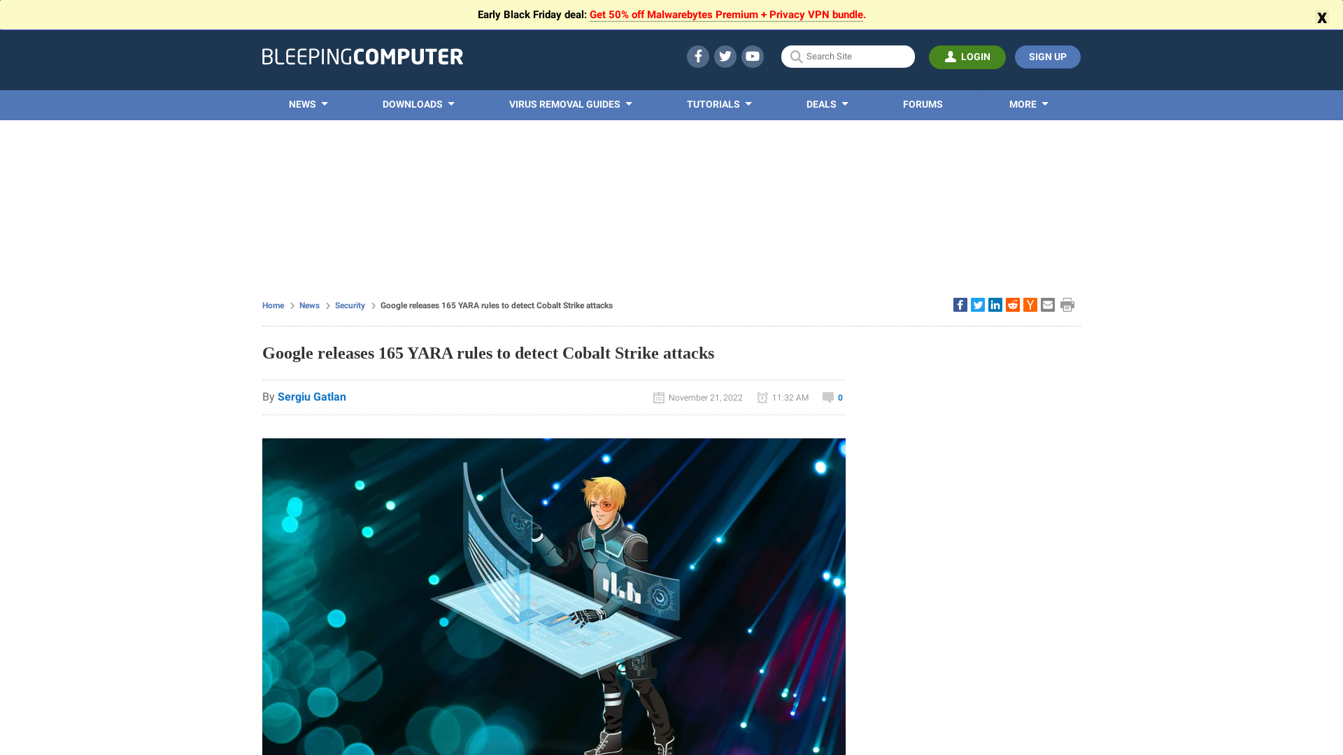 Google releases 165 YARA rules to detect Cobalt Strike attacks