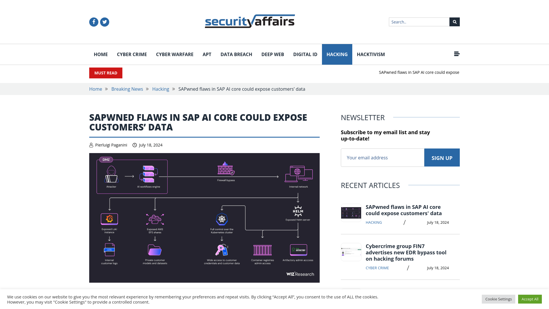 SAPwned flaws in SAP AI core could expose customers' data