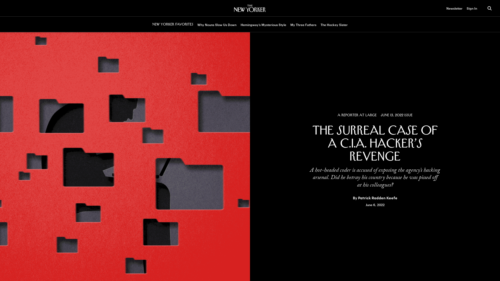 The Surreal Case of a C.I.A. Hacker’s Revenge | The New Yorker