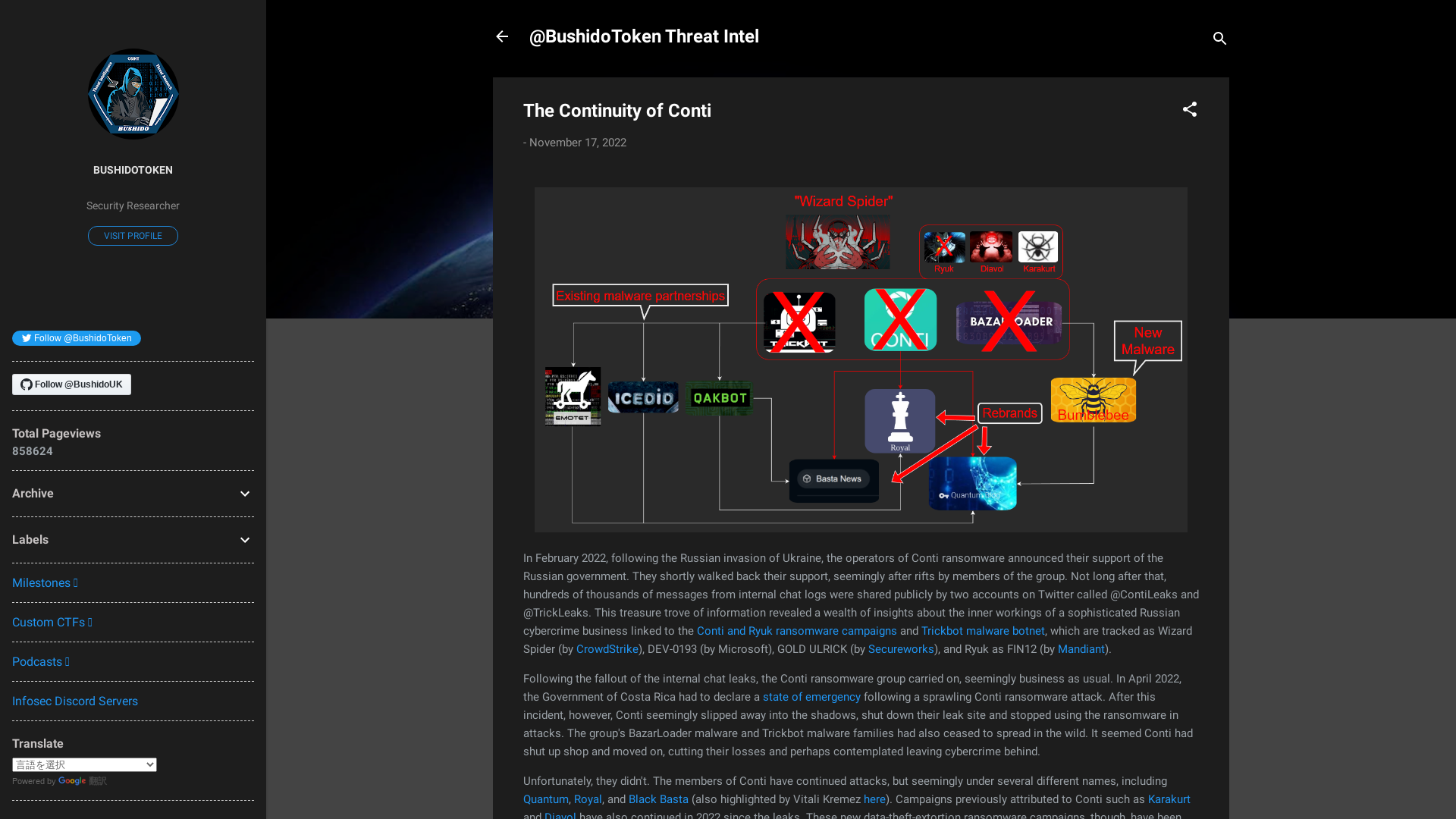 The Continuity of Conti