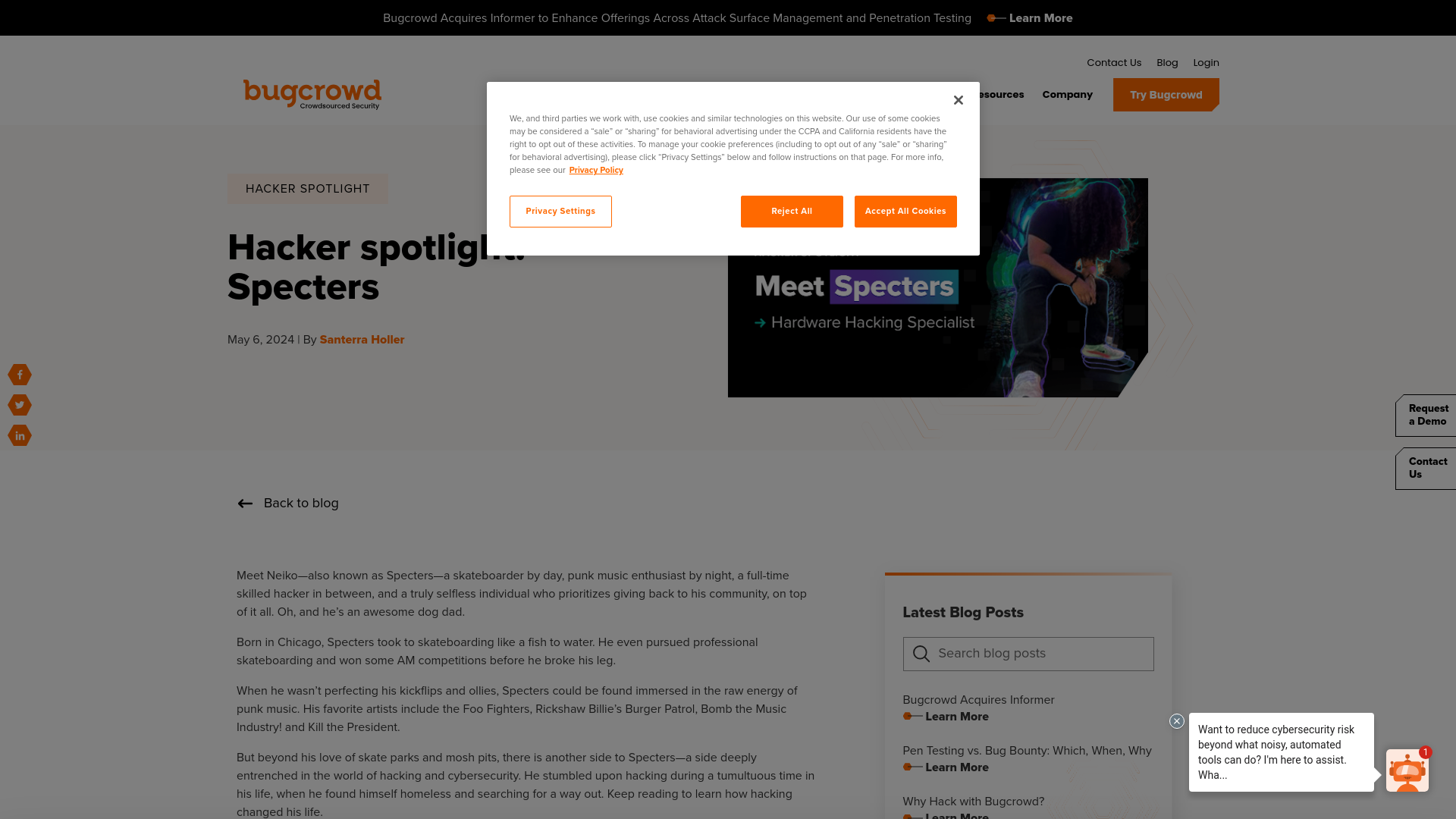 Hacker spotlight: Specters | @Bugcrowd