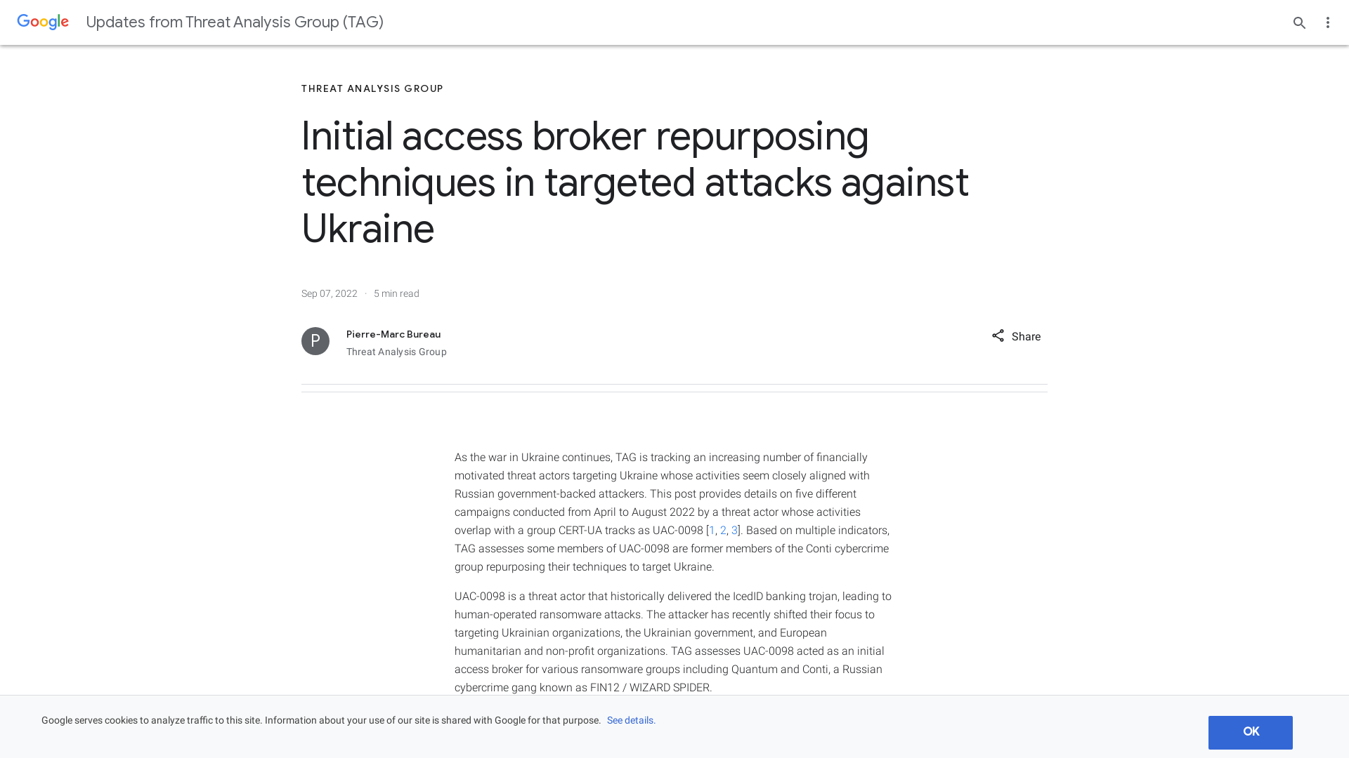 Initial access broker repurposing techniques in targeted attacks against Ukraine