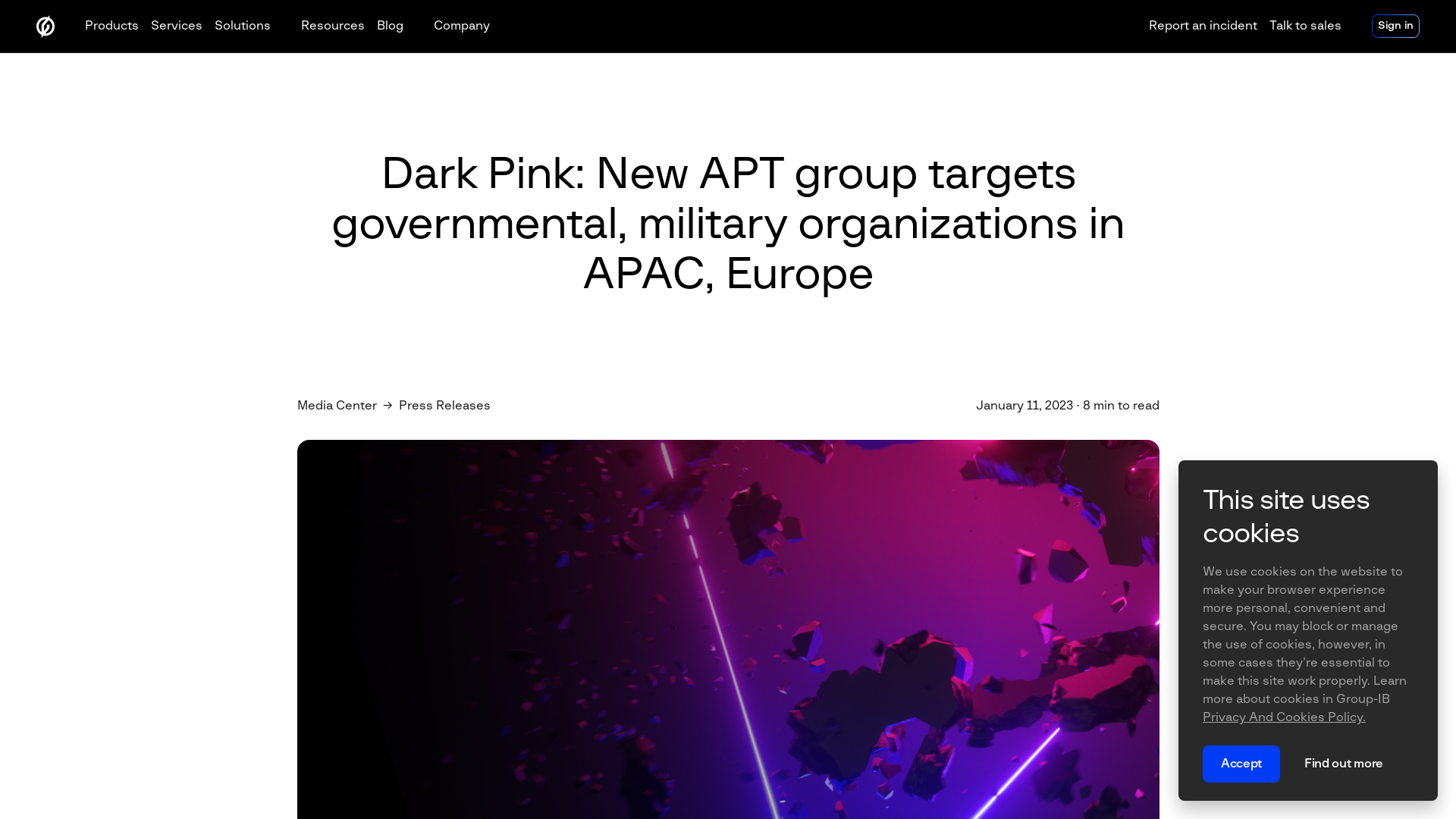 Dark Pink: New APT group targets governmental, military organizations in APAC, Europe | Group-IB