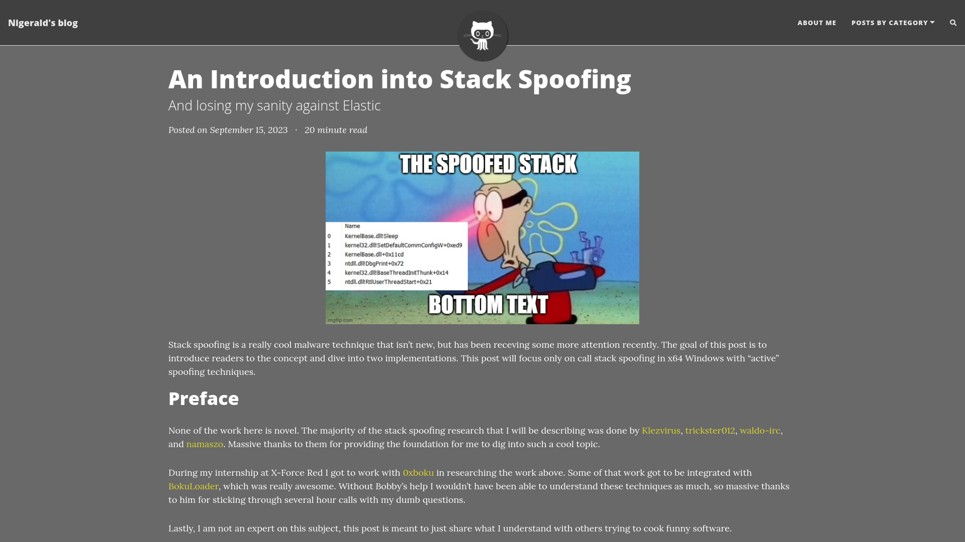 An Introduction into Stack Spoofing