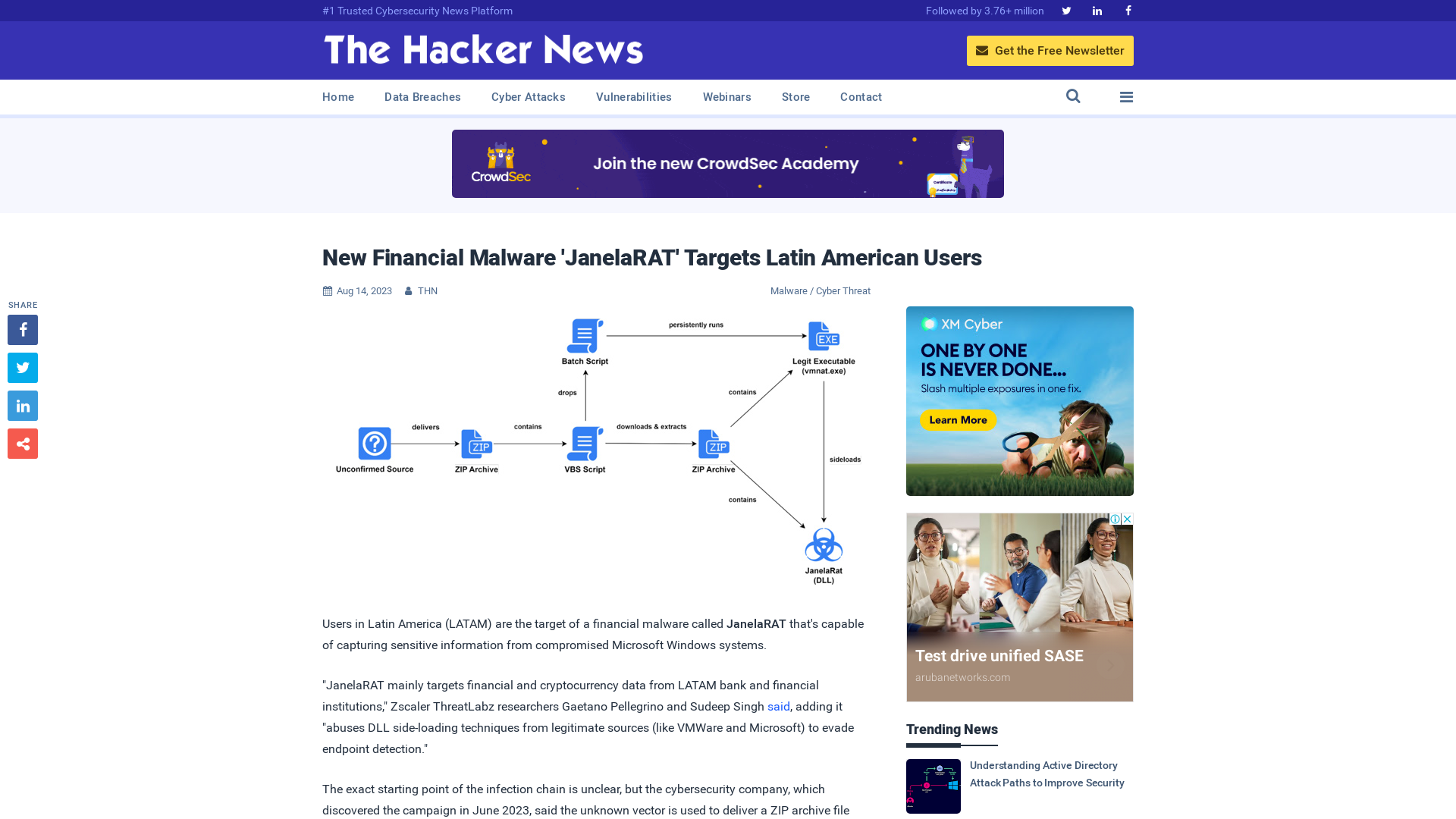 New Financial Malware 'JanelaRAT' Targets Latin American Users