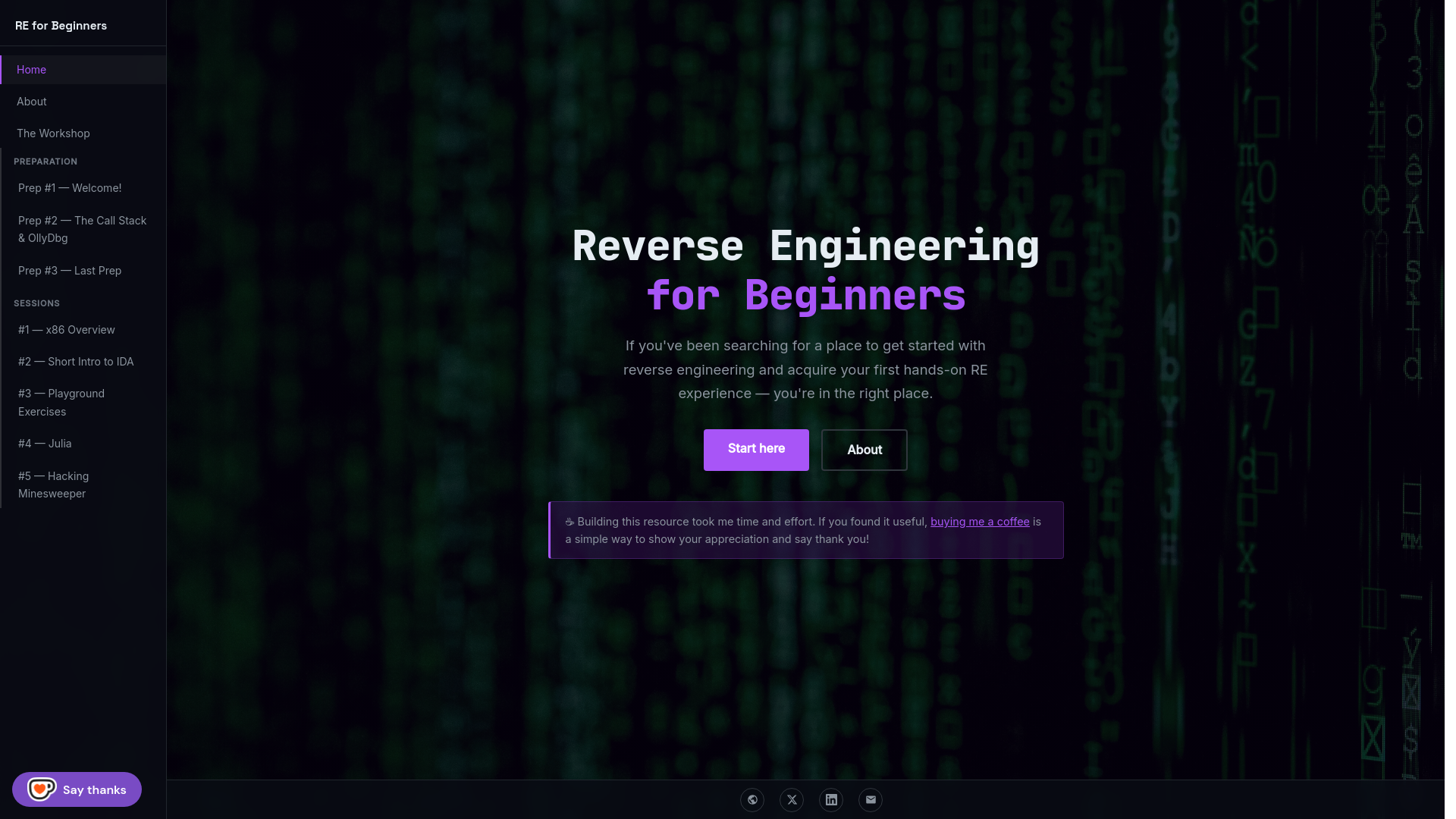RE for Beginners