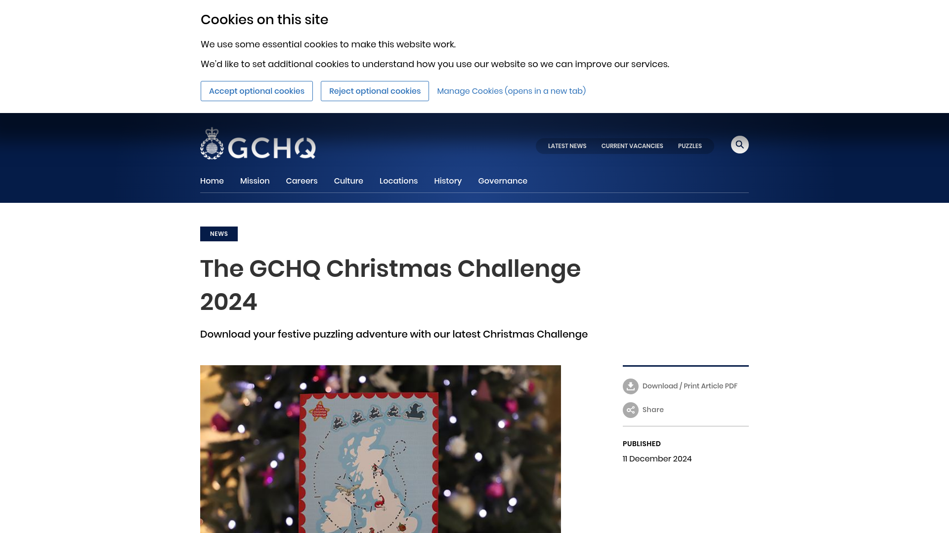 The GCHQ Christmas Challenge 2024 - GCHQ.GOV.UK