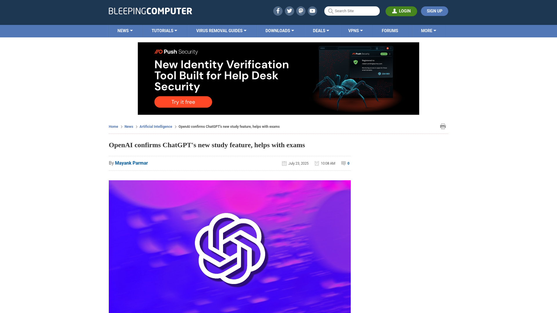 OpenAI confirms ChatGPT's new study feature, helps with exams