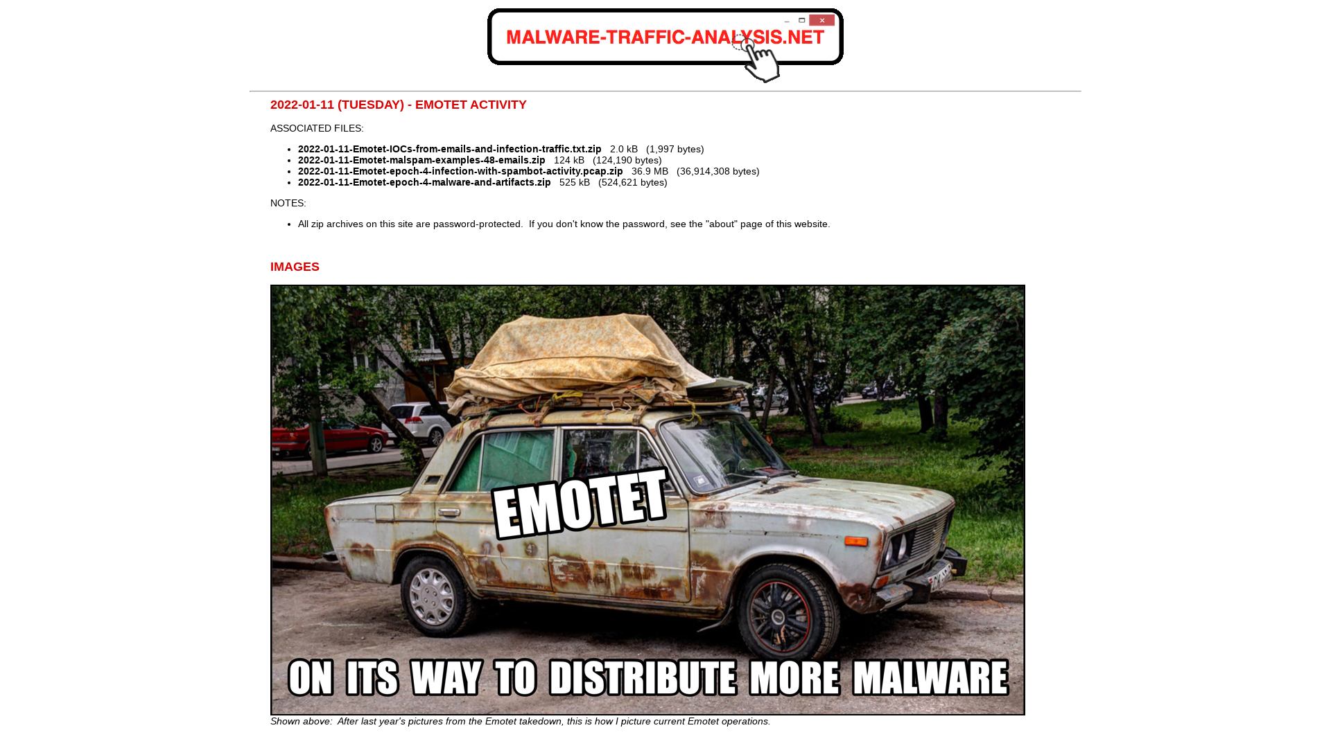 Malware-Traffic-Analysis.net - 2022-01-11 (Tuesday) - Emotet activity