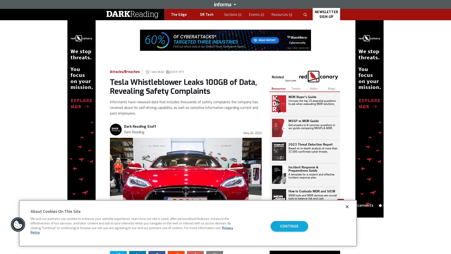 Tesla Whistleblower Leaks 100GB of Data, Revealing Safety Complaints