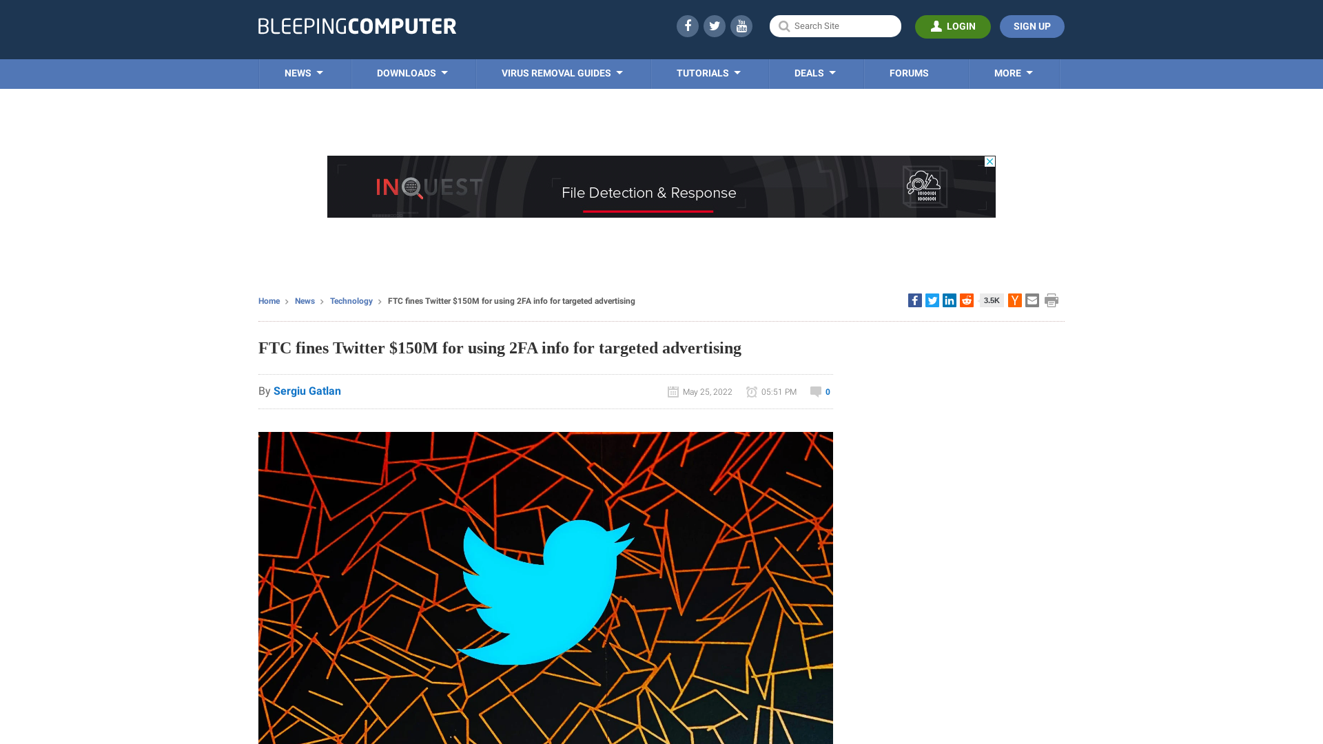FTC fines Twitter $150M for using 2FA info for targeted advertising
