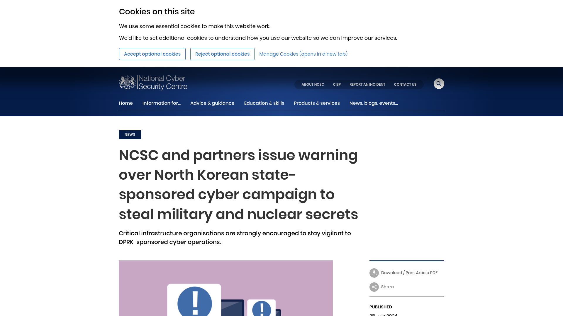 NCSC and partners issue warning over North Korean... - NCSC.GOV.UK