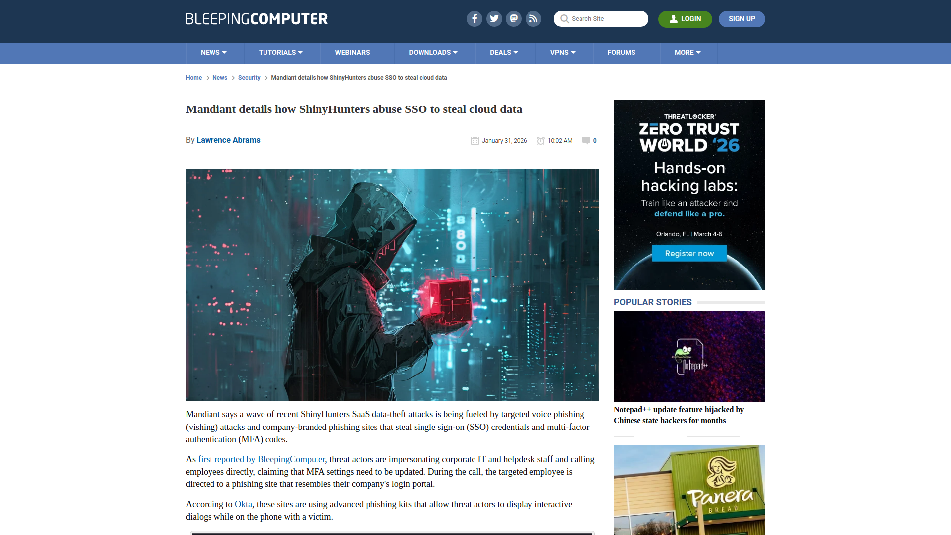 Mandiant details how ShinyHunters abuse SSO to steal cloud data