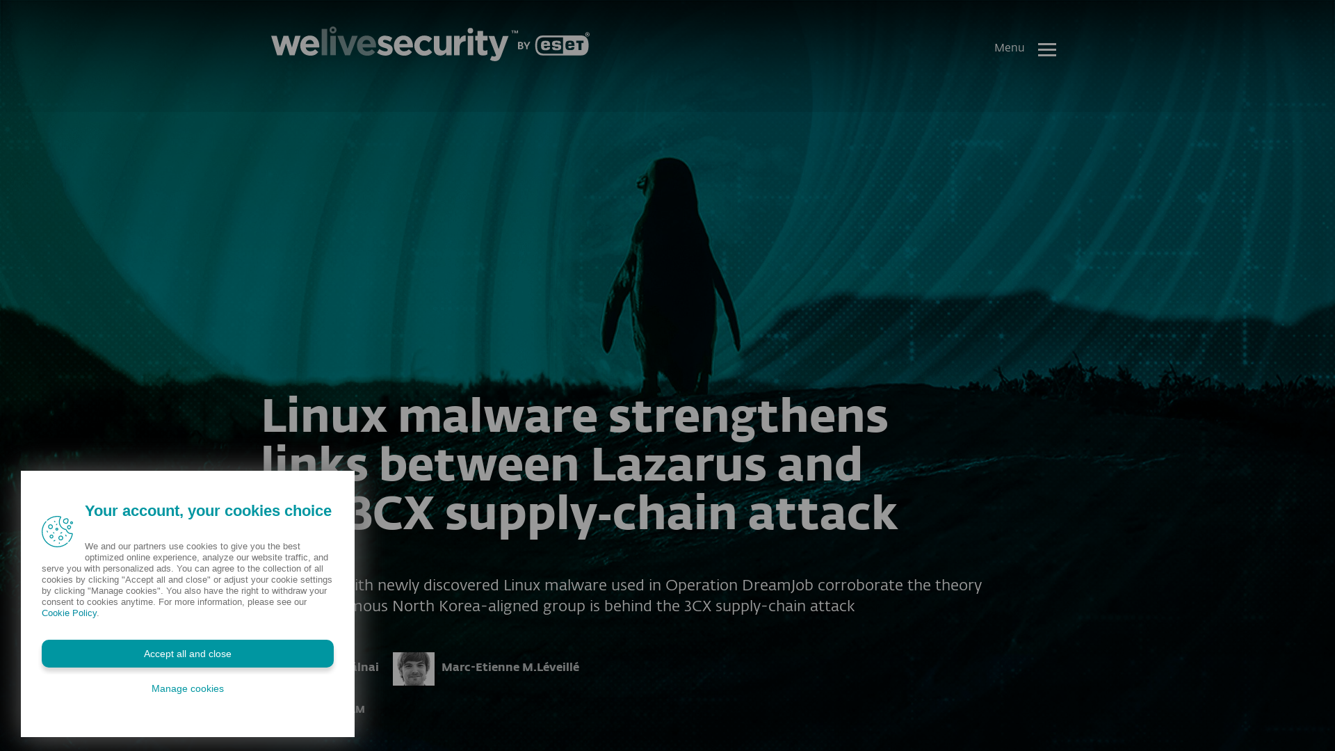 Linux malware strengthens links between Lazarus and the 3CX supply‑chain attack | WeLiveSecurity