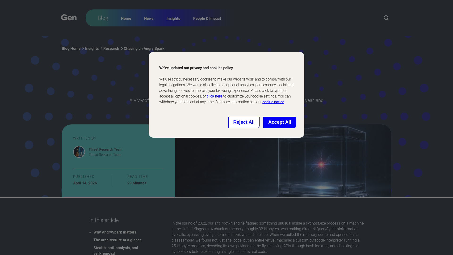 Gen Blogs | Chasing an Angry Spark