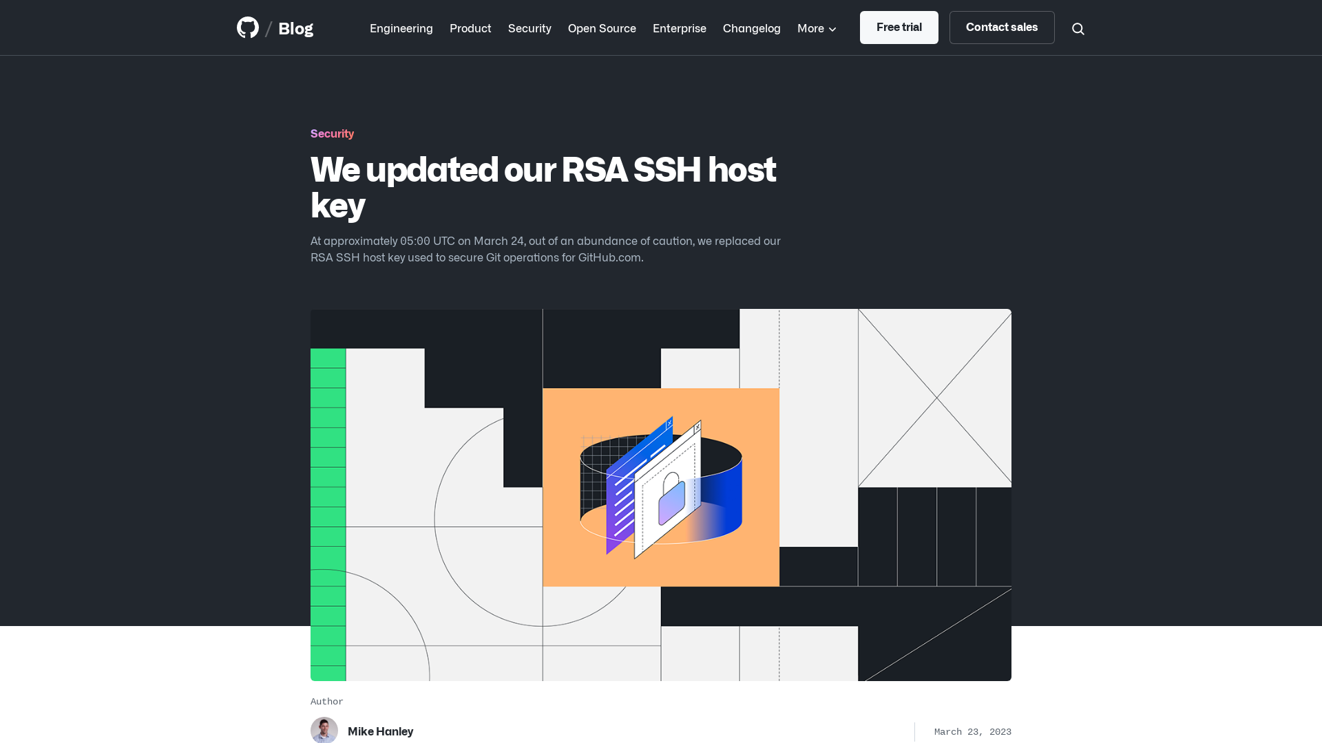 We updated our RSA SSH host key | The GitHub Blog