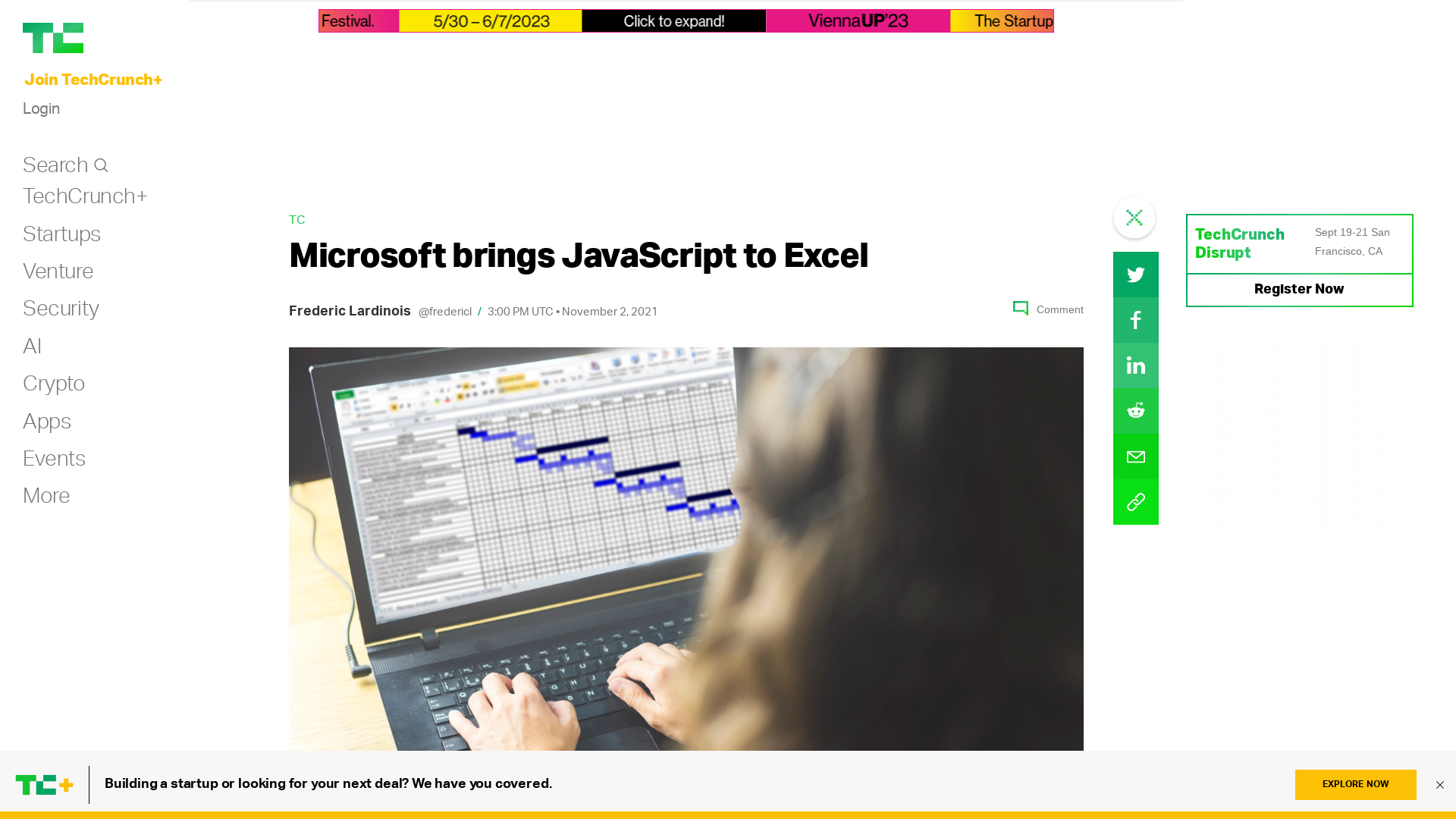 Microsoft brings JavaScript to Excel | TechCrunch