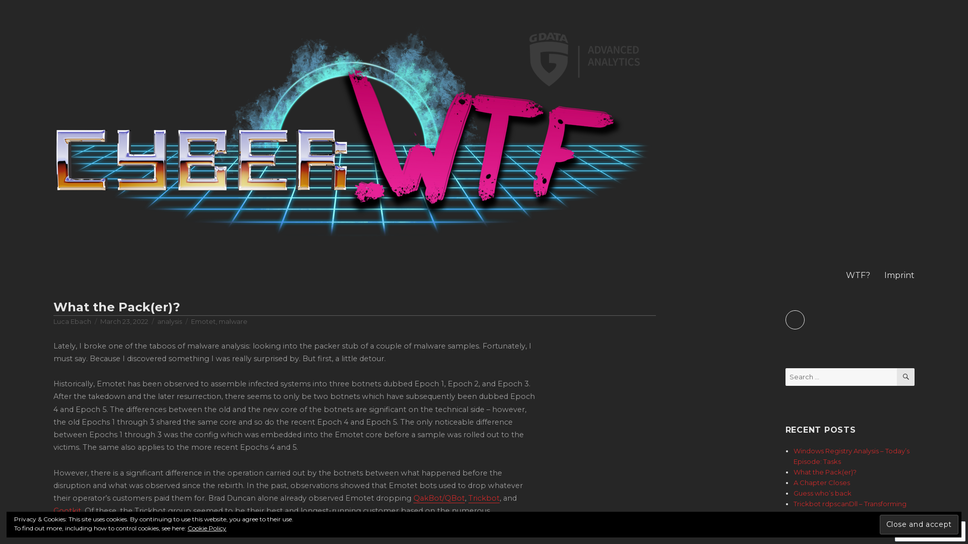 What the Pack(er)? – cyber.wtf