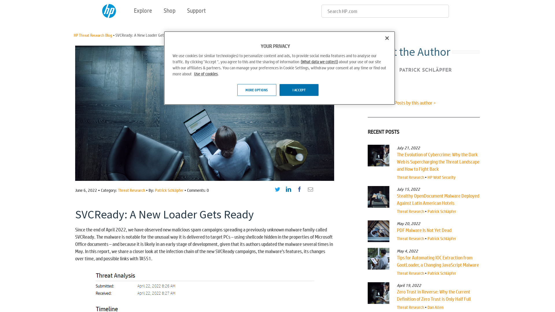 SVCReady: A New Loader Gets Ready | HP Wolf Security