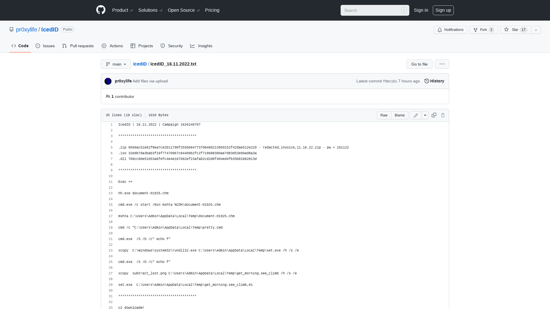 IcedID/icedID_16.11.2022.txt at main · pr0xylife/IcedID · GitHub