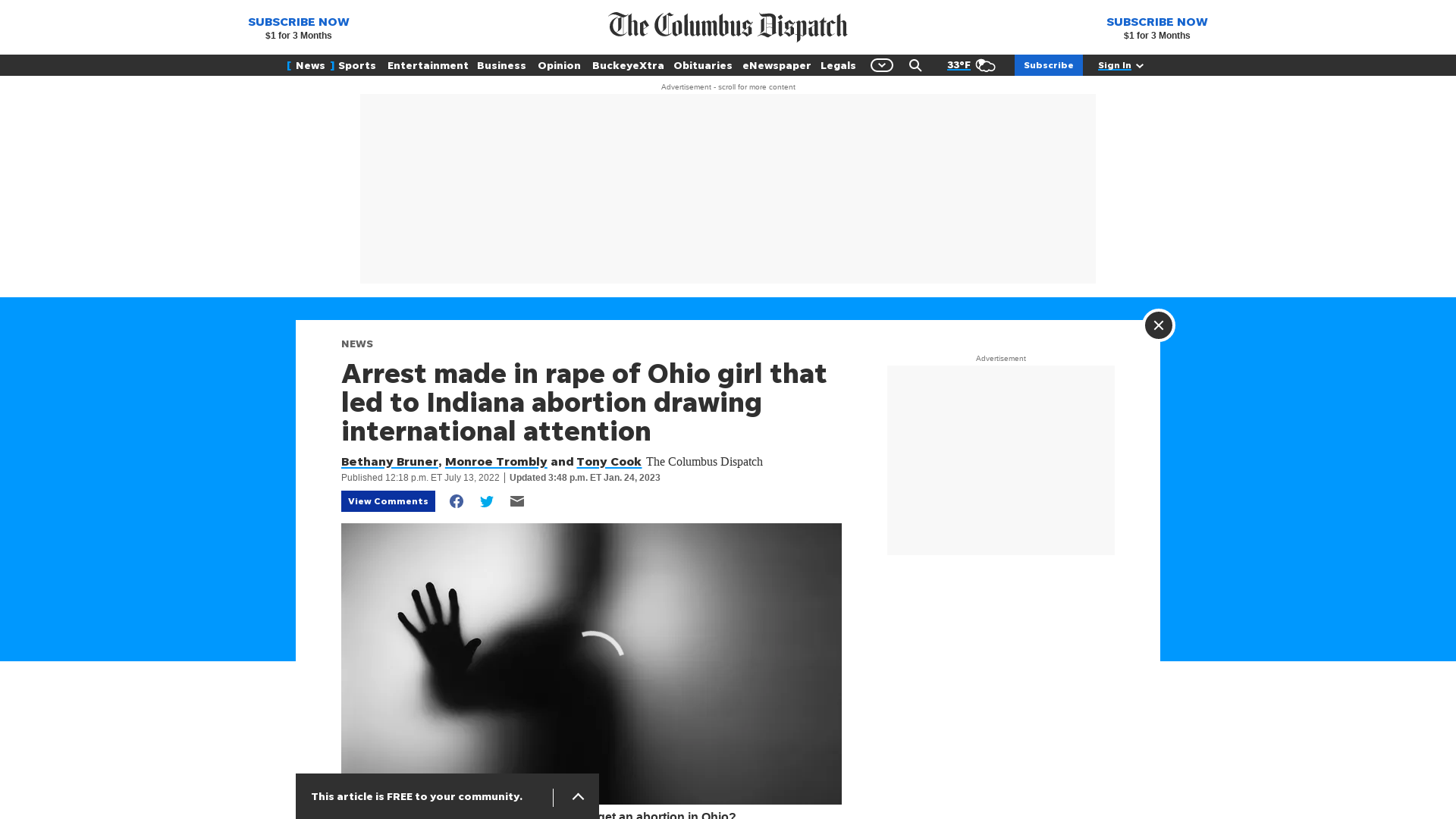 Columbus man charged in rape of 10-year-old that led to abortion