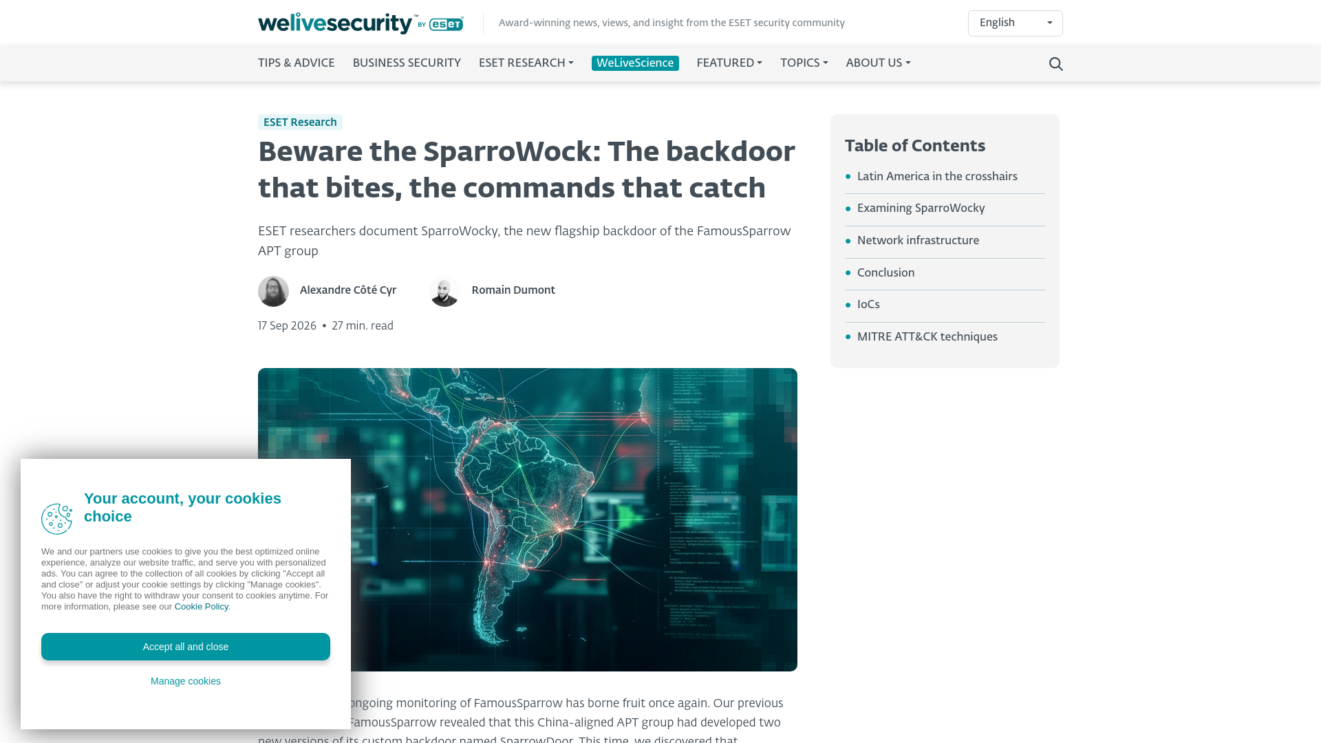 Beware the SparroWock: The backdoor that bites, the commands that catch