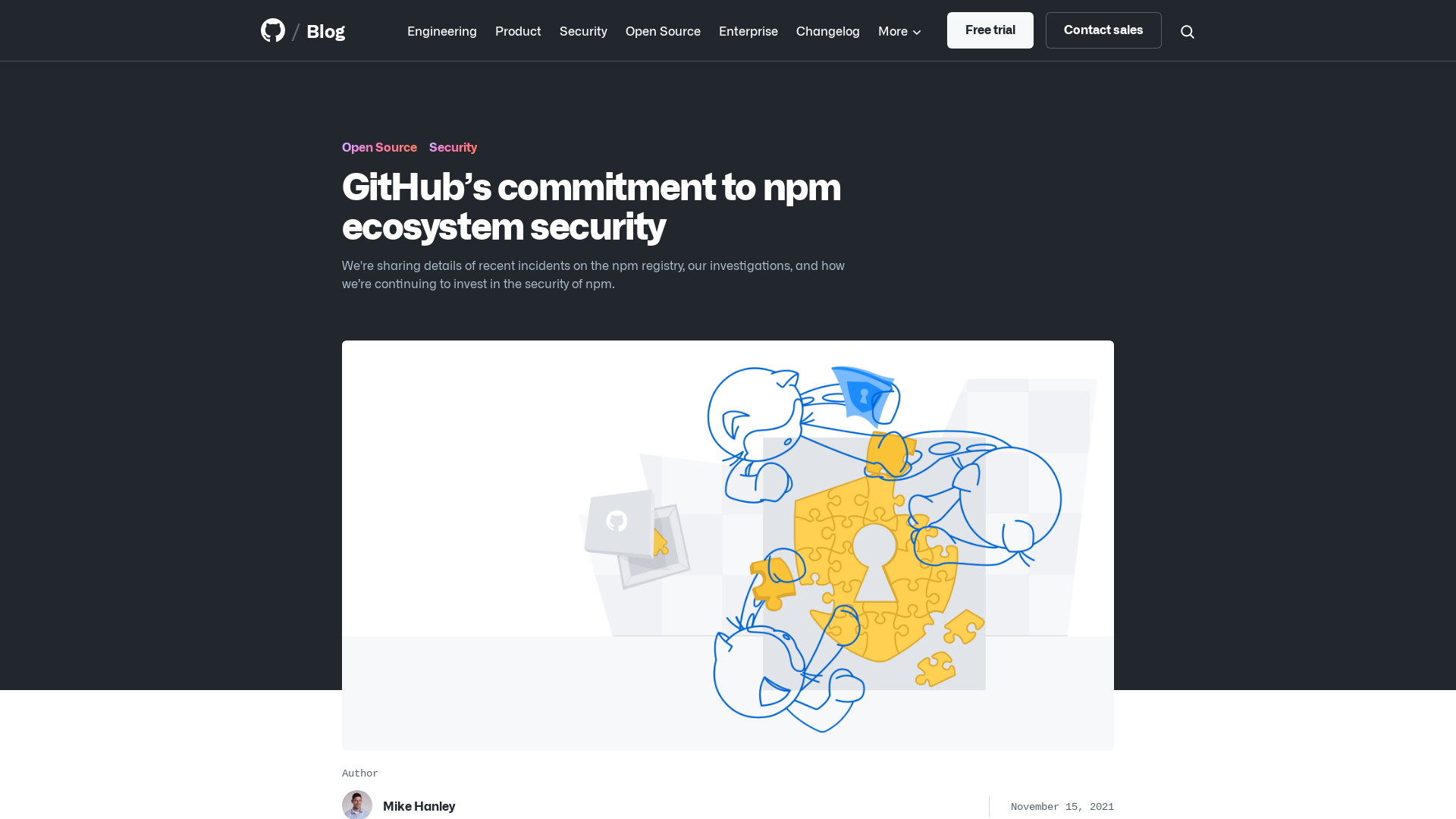 GitHub's commitment to npm ecosystem security | The GitHub Blog