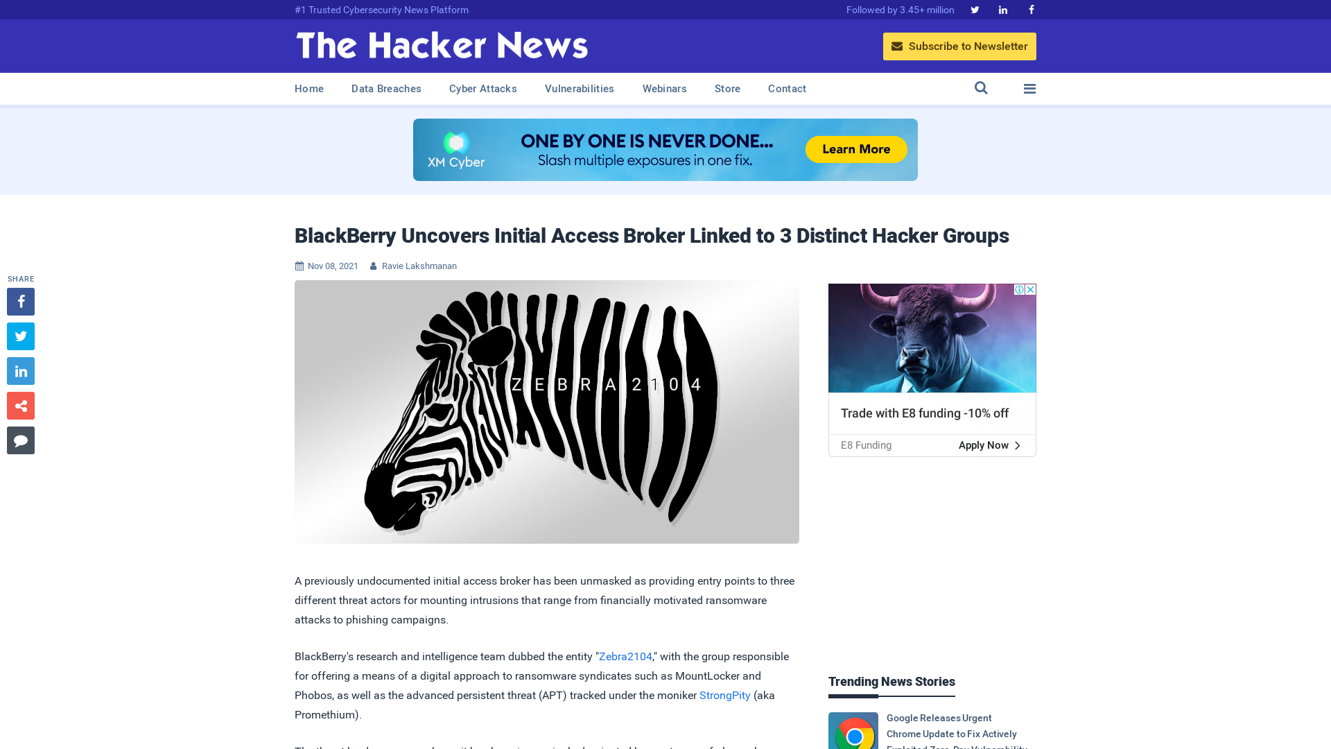 BlackBerry Uncovers Initial Access Broker Linked to 3 Distinct Hacker Groups