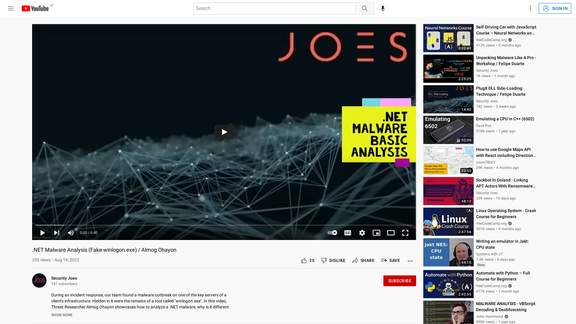 .NET Malware Analysis (Fake winlogon.exe) / Almog Ohayon - YouTube