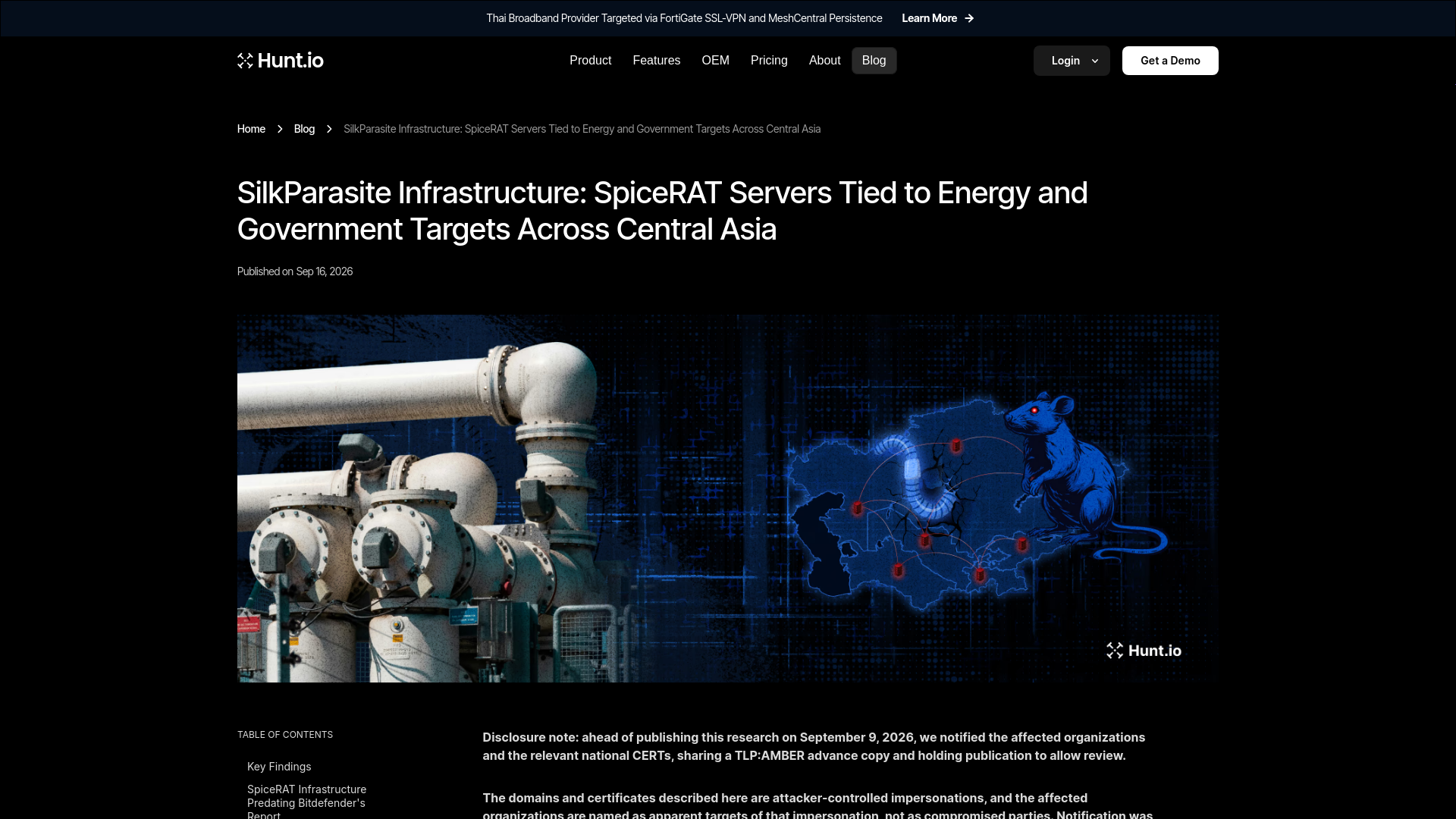 SilkParasite Infrastructure: SpiceRAT Servers Tied to Energy and Government Targets Across Central Asia