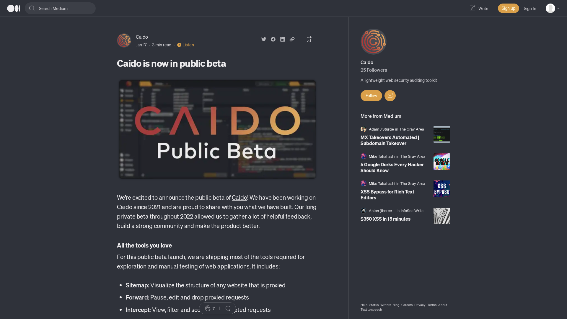 Caido is now in public beta | by Caido | Medium | Medium