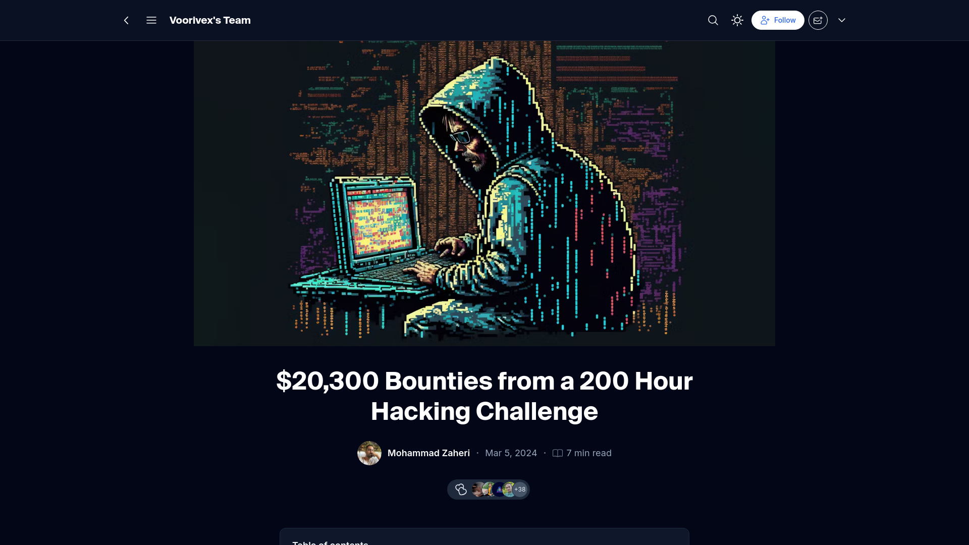 $20,300 Bounties from a 200 Hour Hacking Challenge