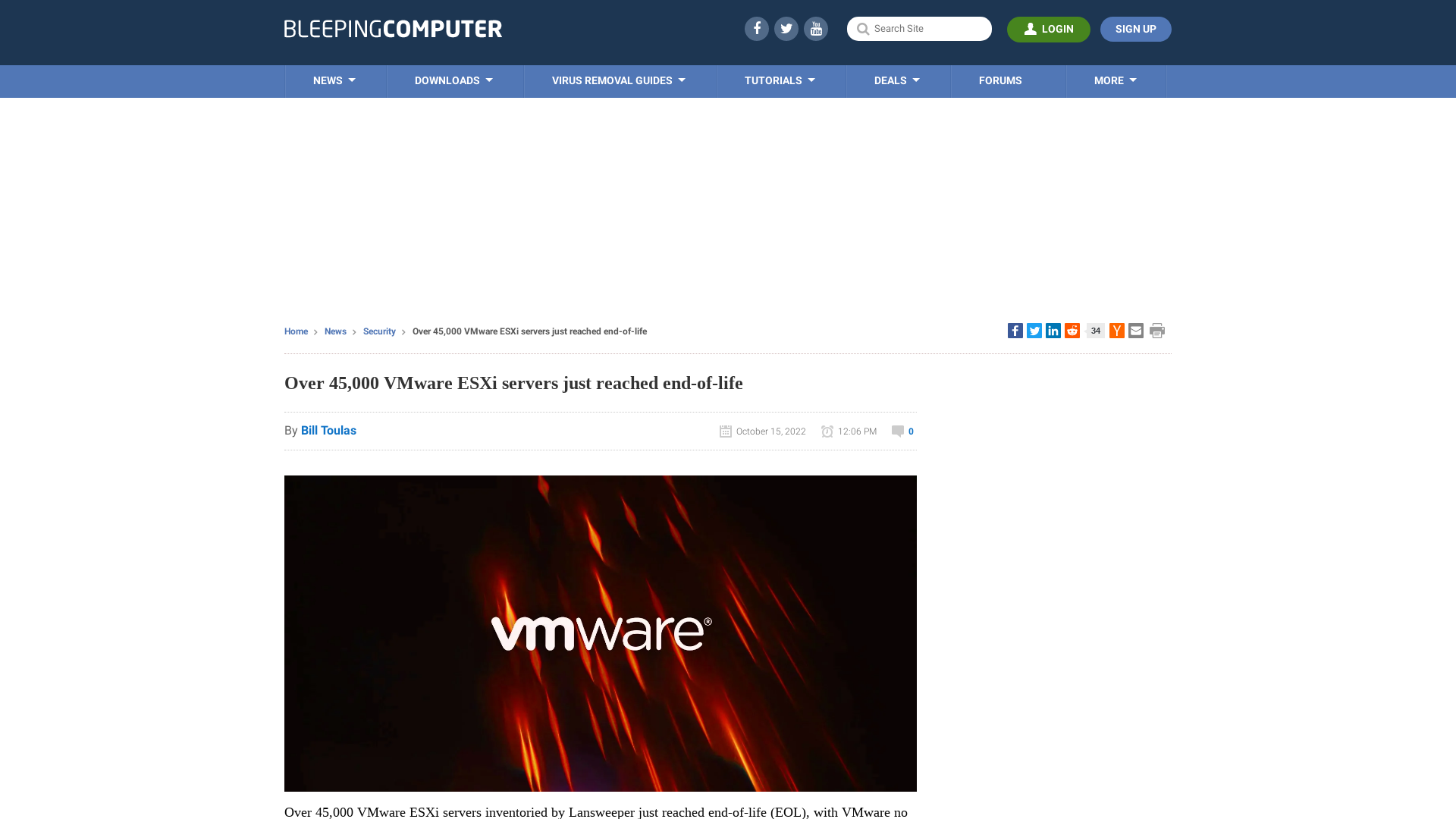 Over 45,000 VMware ESXi servers just reached end-of-life