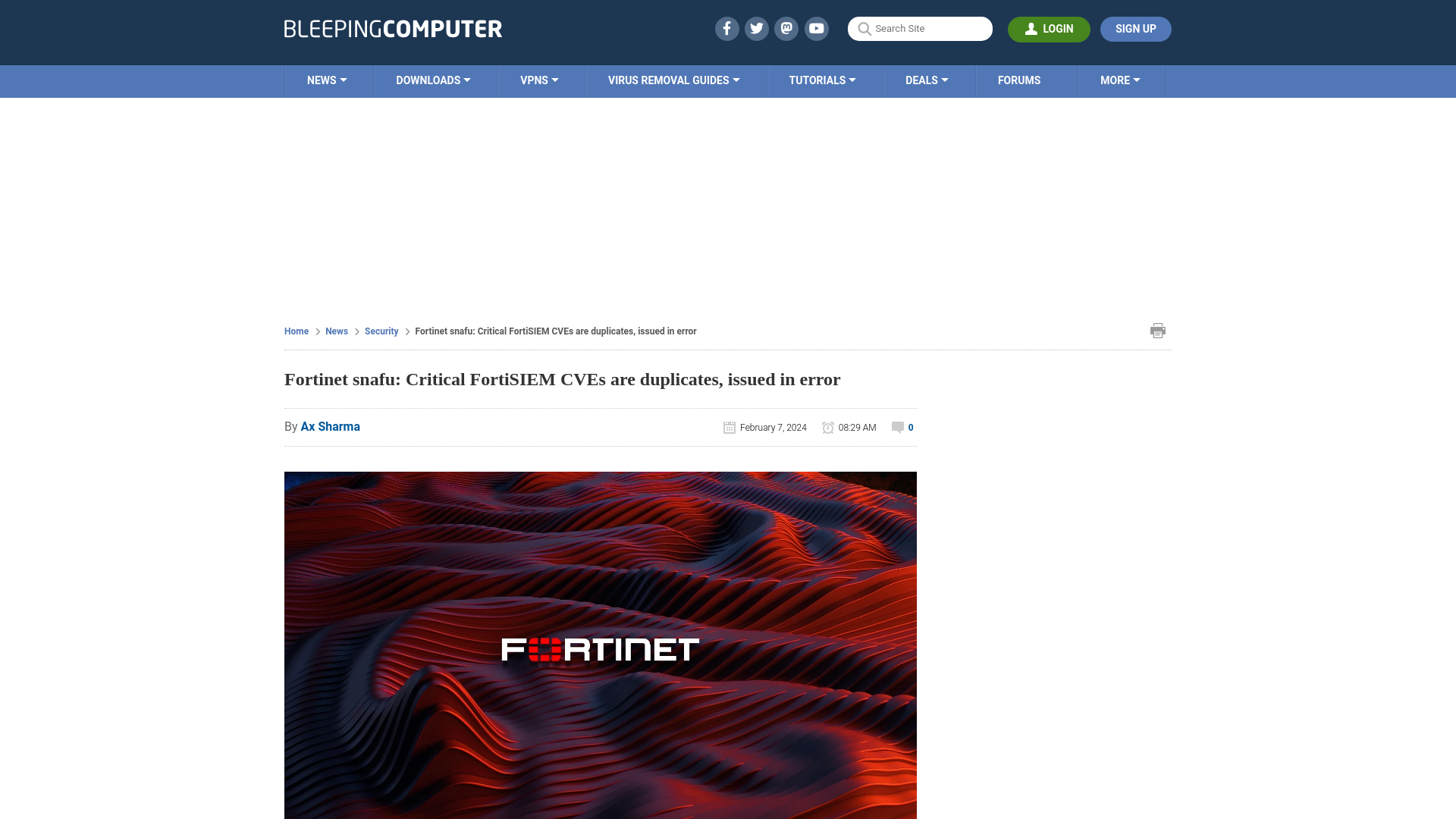 Fortinet snafu: Critical FortiSIEM CVEs are duplicates, issued in error