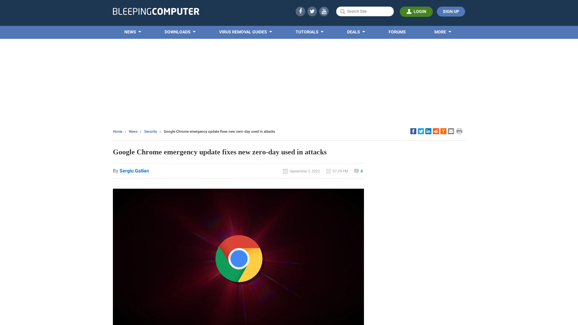 Google Chrome emergency update fixes new zero-day used in attacks