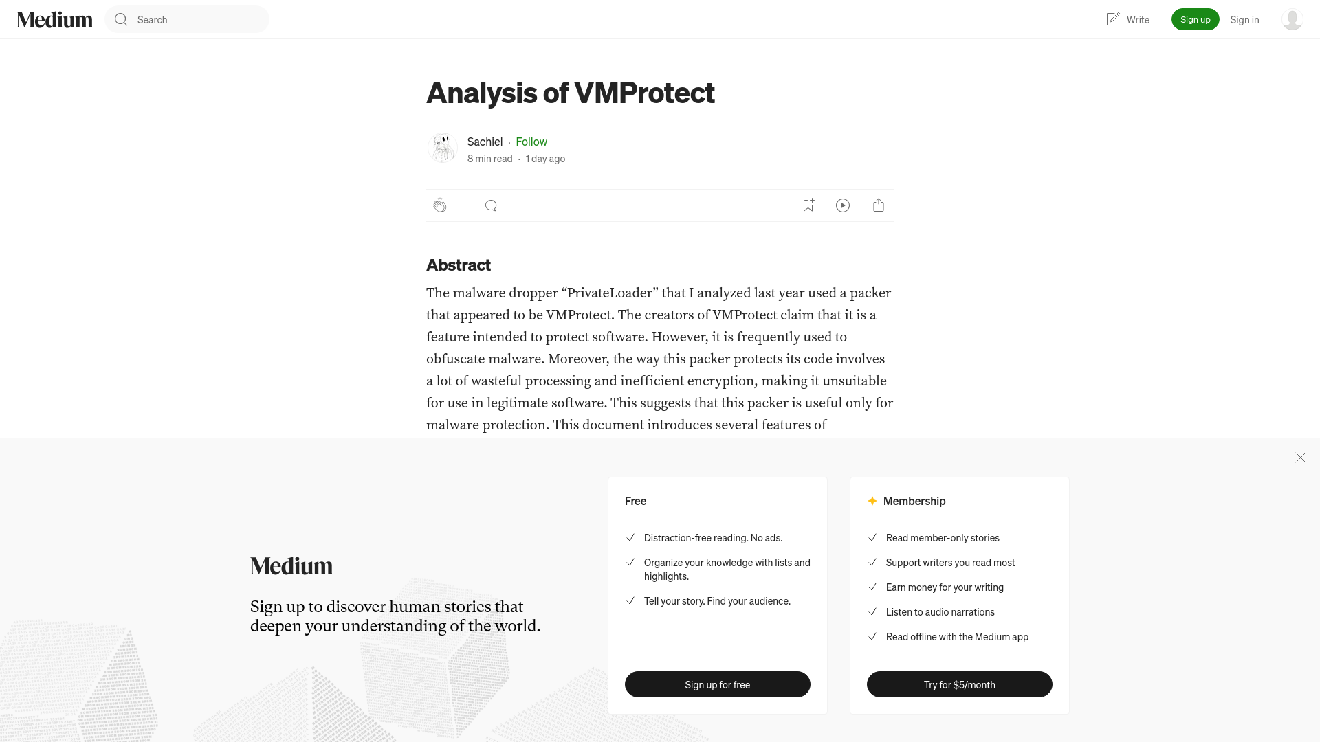 Analysis of VMProtect. Packer confirmed for use in… | by Sachiel | Sep, 2024 | Medium