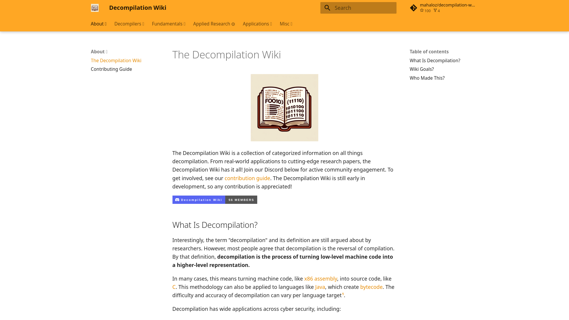 The Decompilation Wiki - Decompilation Wiki