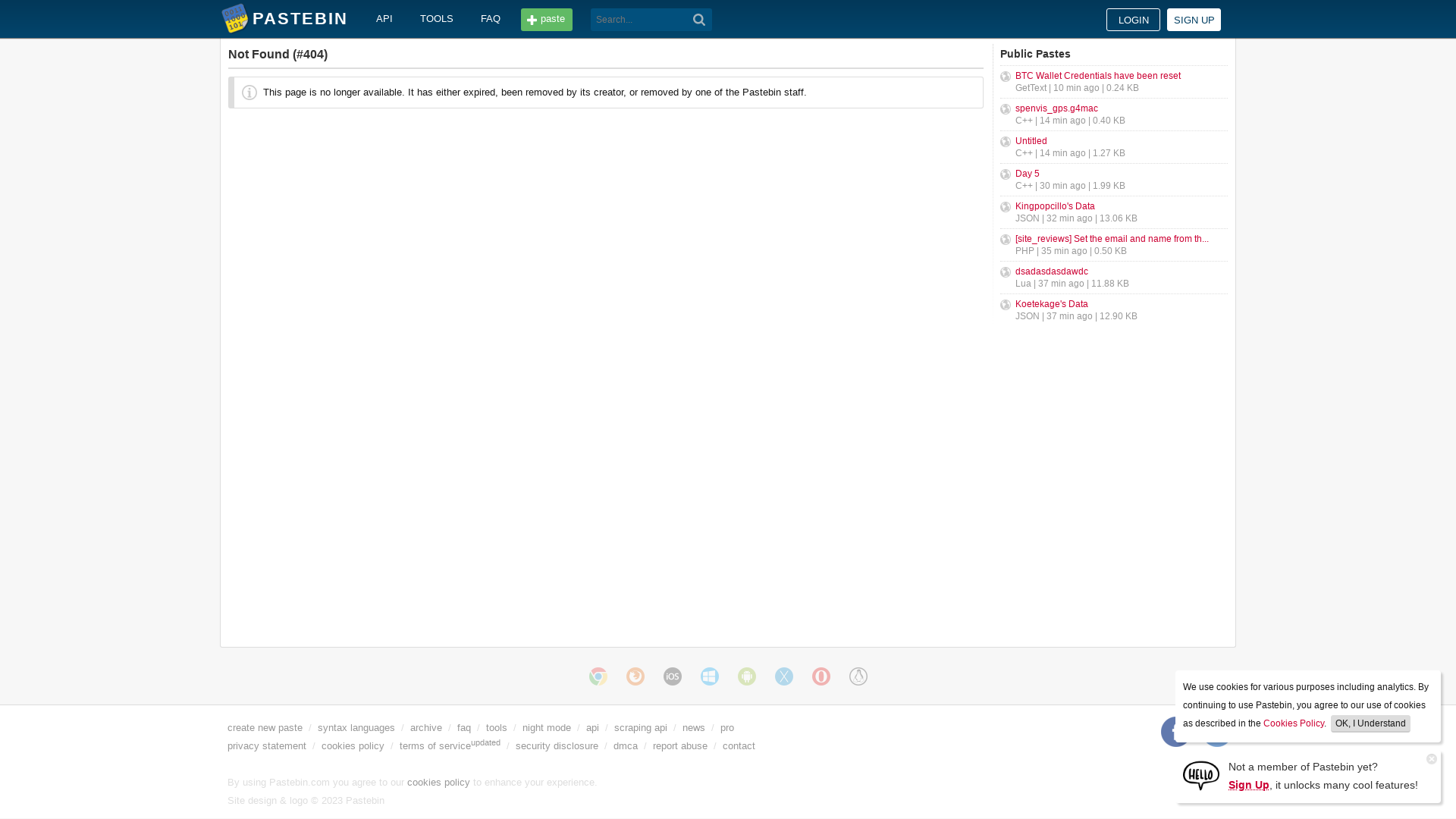 Pastebin.com - Not Found (#404)