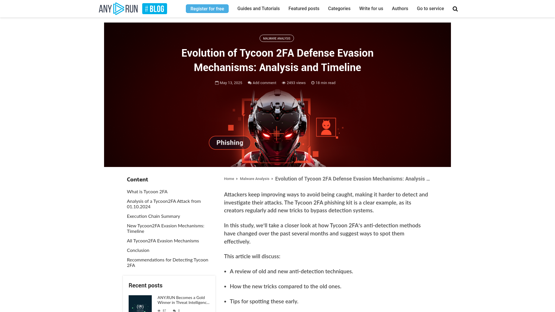 Evolution of Tycoon 2FA Defense Evasion Mechanisms