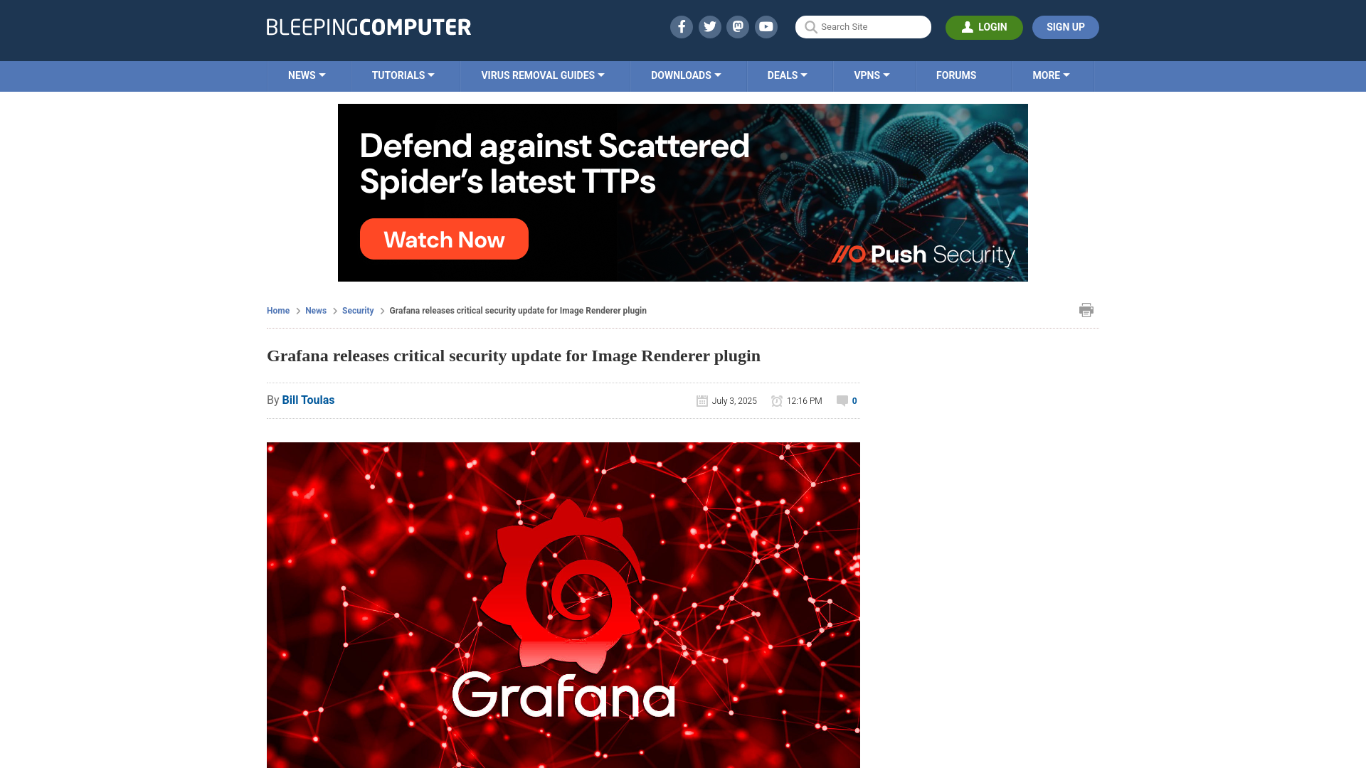 Grafana releases critical security update for Image Renderer plugin