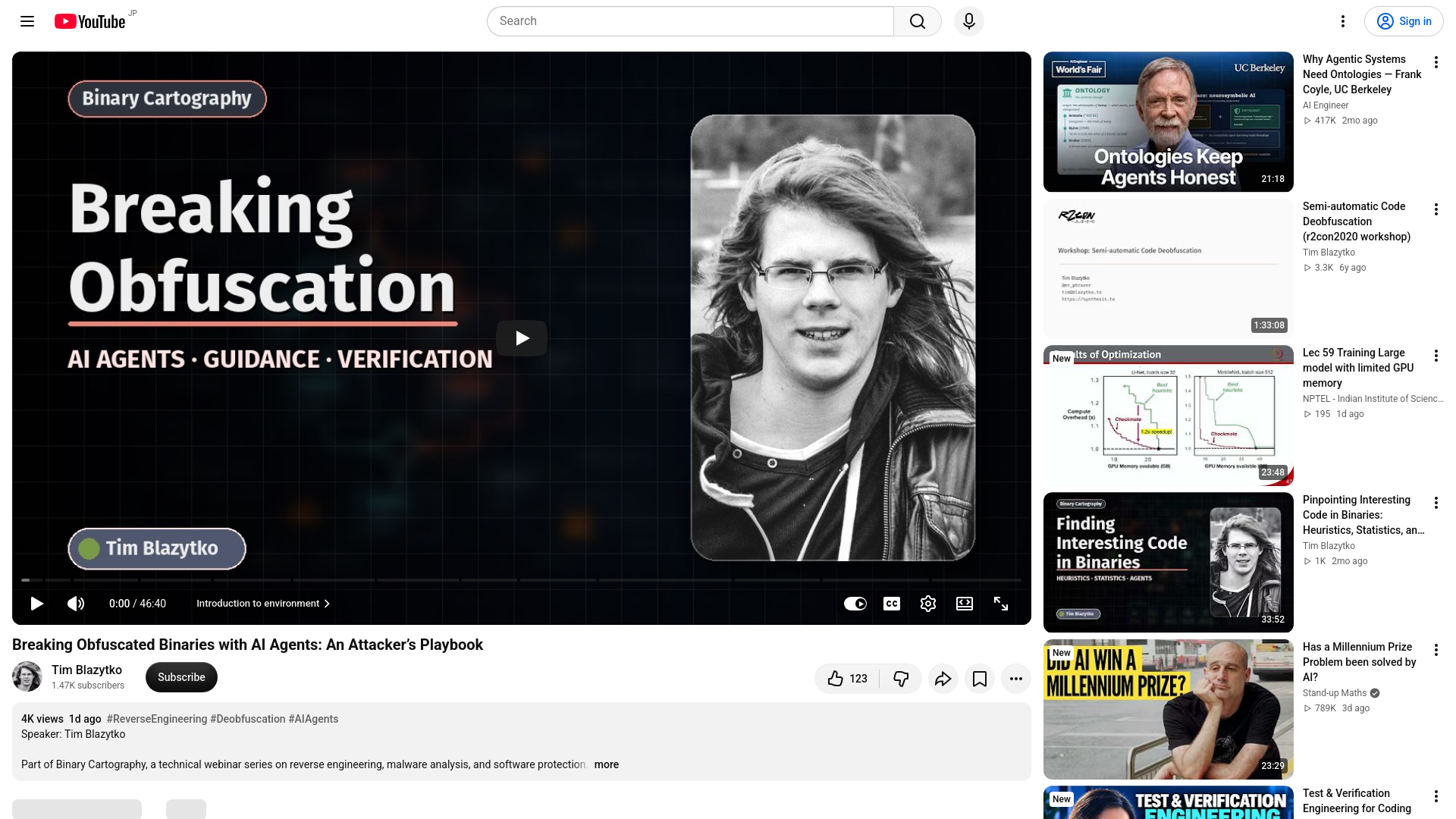 Breaking Obfuscated Binaries with AI Agents: An Attacker’s Playbook - YouTube